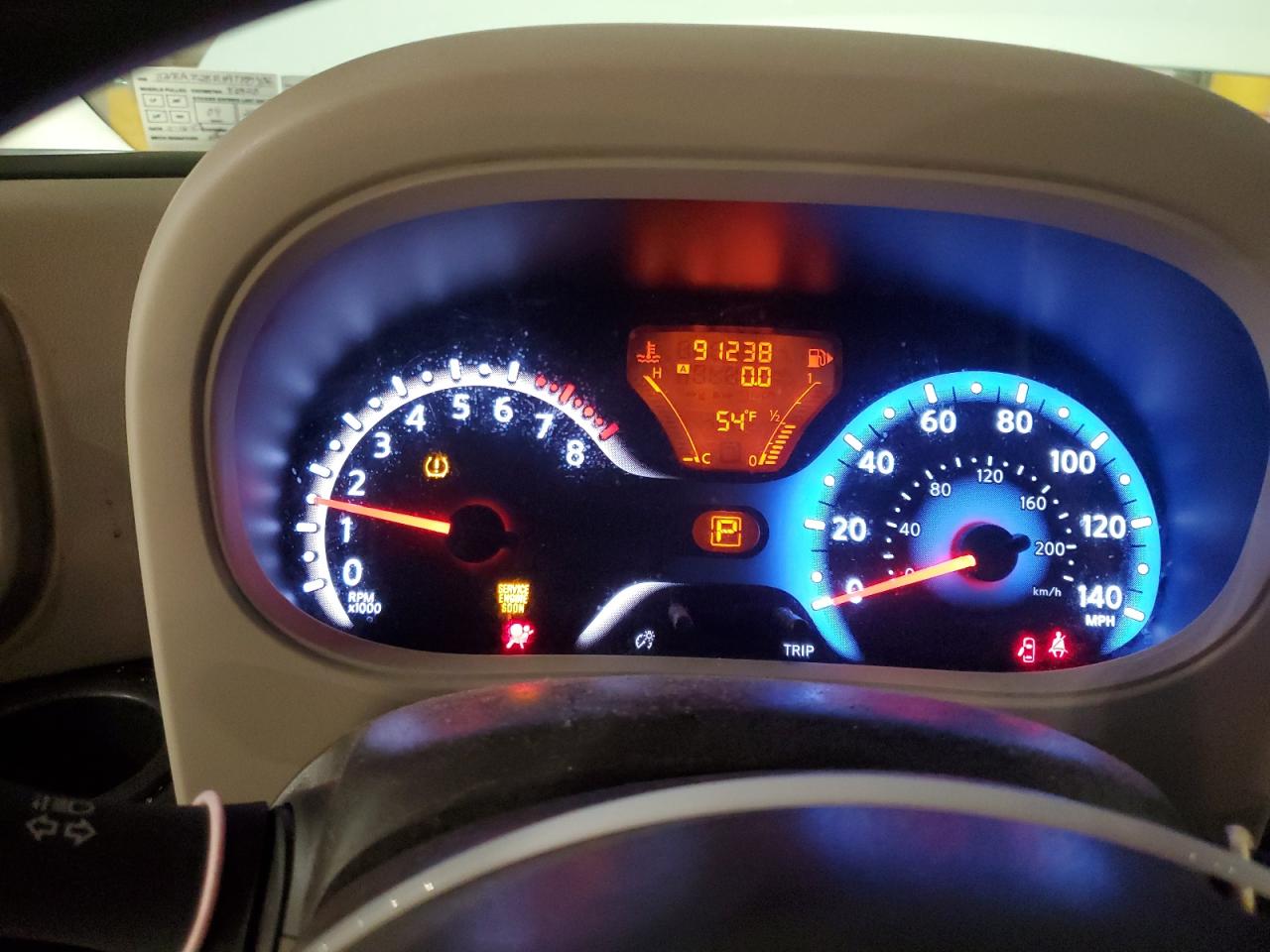 2009 Nissan Cube VIN JN8AZ28R89T100436 Copart auction photo, side / mechanical damage thumbnail 9