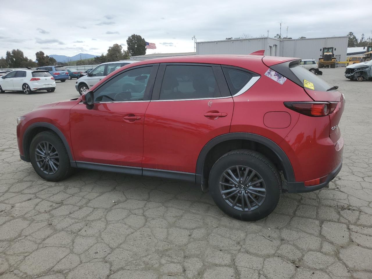 2020 Mazda CX-5 VIN JM3KFABM5L0722136 Copart auction photo, undercarriage / rear end damage thumbnail 2