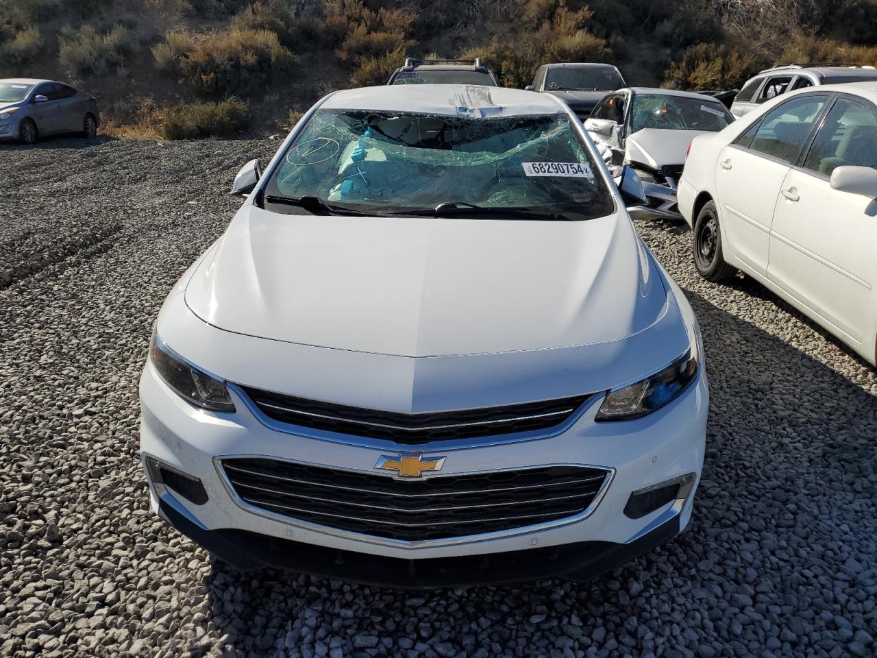 2018 Chevrolet Malibu VIN 1G1ZF5SU9JF255305 Copart auction photo, top/roof damage thumbnail 5