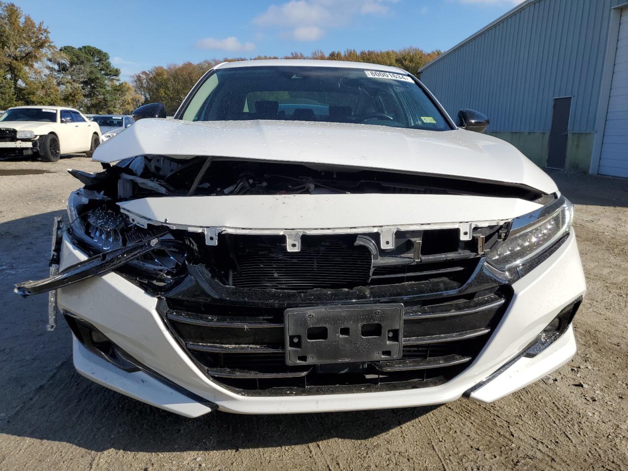 2022 Honda Accord VIN 1HGCV1F48NA002693 Copart auction photo, front end damage thumbnail 5