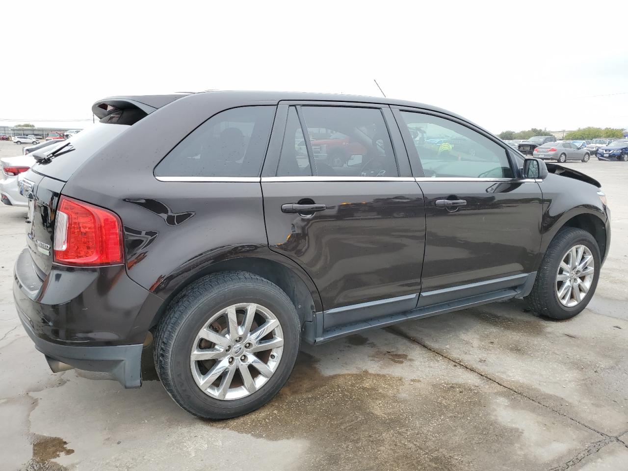 2013 Ford Edge VIN 2FMDK3K9XDBA09829 Copart auction photo, front end damage thumbnail 3