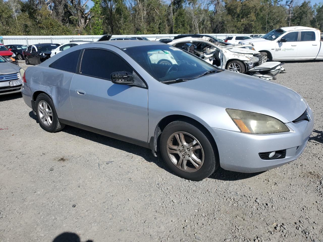 2003 Honda Accord VIN 1HGCM72283A012924 Copart auction photo, rear end / side damage thumbnail 4