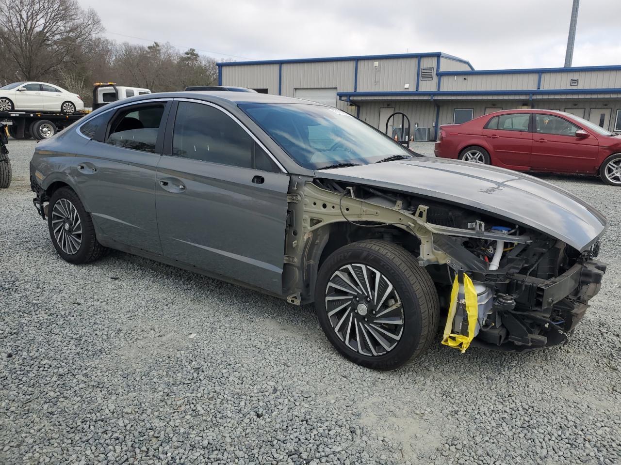 2021 Hyundai Sonata VIN KMHL54JJ6MA027597 Copart auction photo, all over damage thumbnail 4