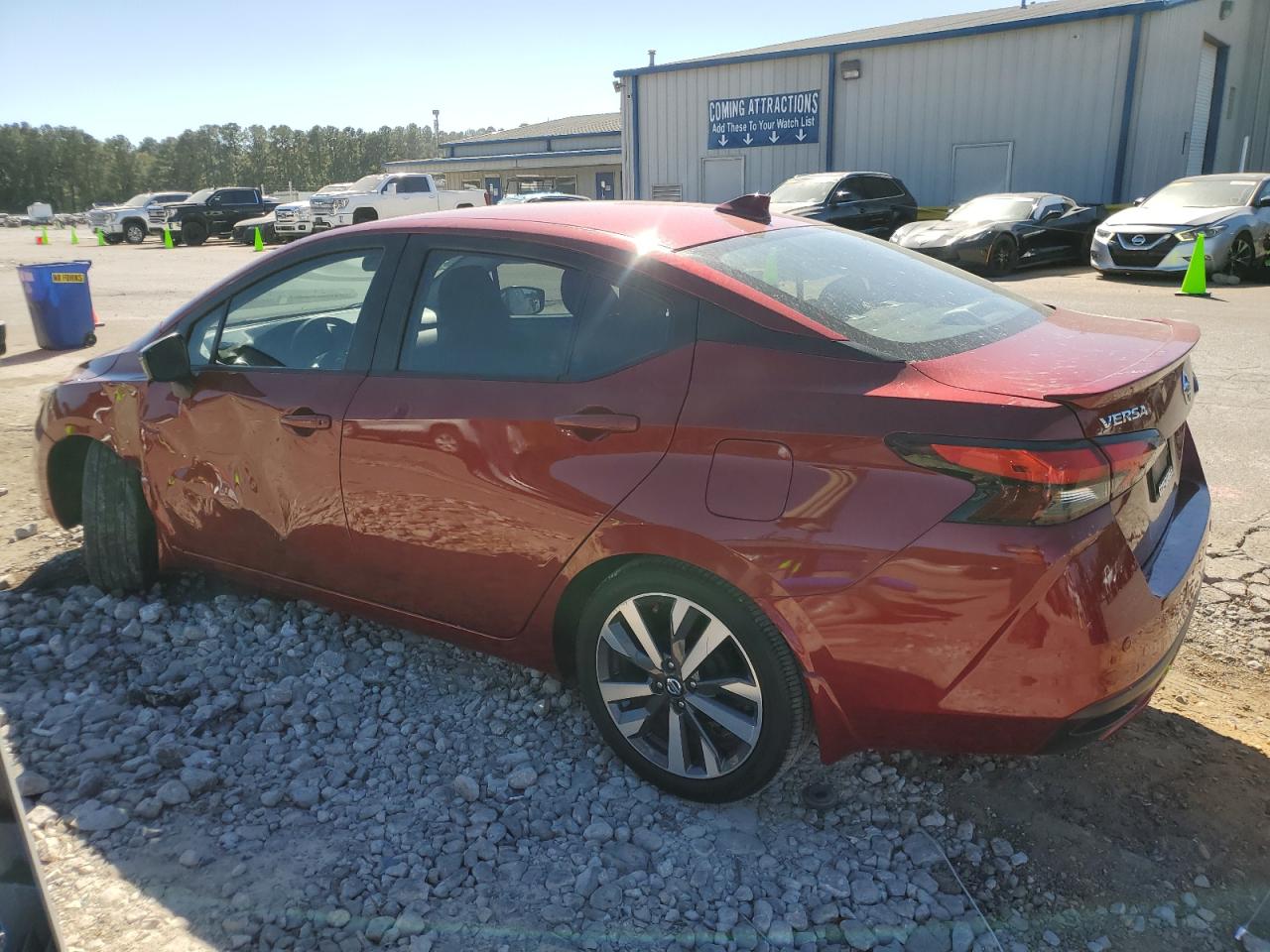 2020 Nissan Versa VIN 3N1CN8FV0LL848731 Copart auction photo, undercarriage / side damage thumbnail 2