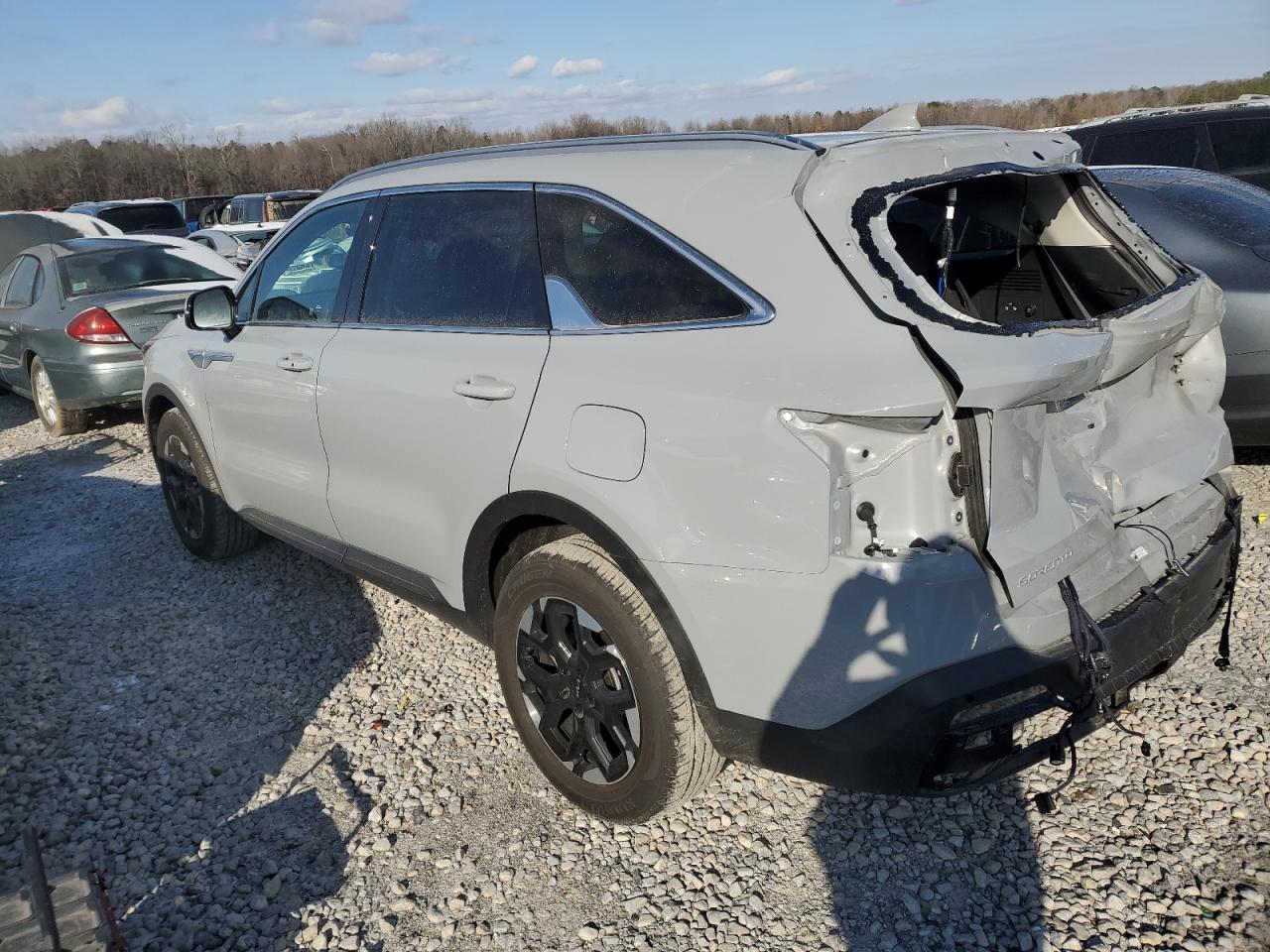 2024 KIA Sorento VIN 5XYRL4JC2RG303562 Copart auction photo, rear end / minor dent/scratches damage thumbnail 2