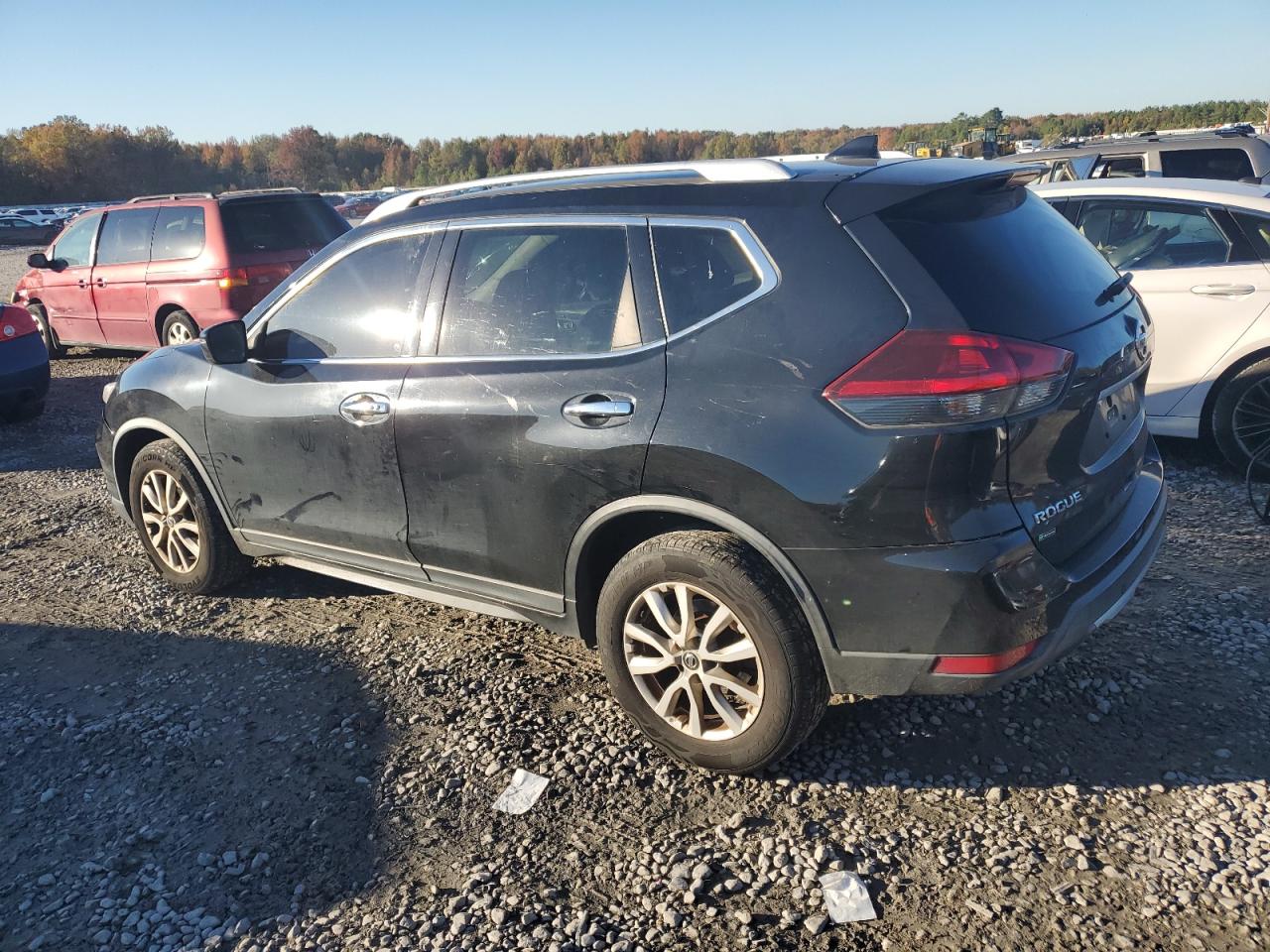 2019 Nissan Rogue VIN KNMAT2MT6KP554598 Copart auction photo, burn - engine / mechanical damage thumbnail 2