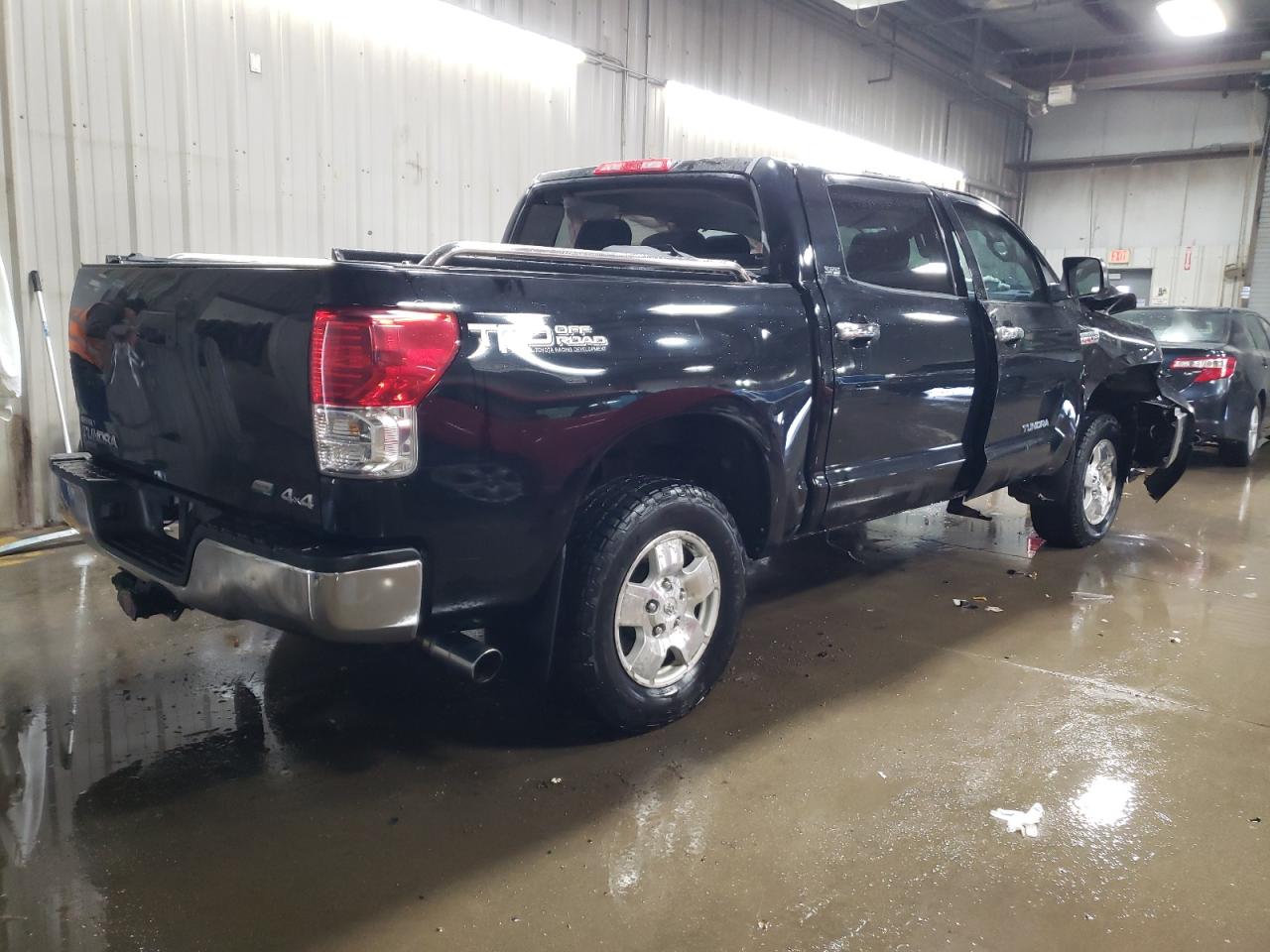 2012 Toyota Tundra VIN 5TFDW5F15CX257115 Copart auction photo, front end damage thumbnail 3