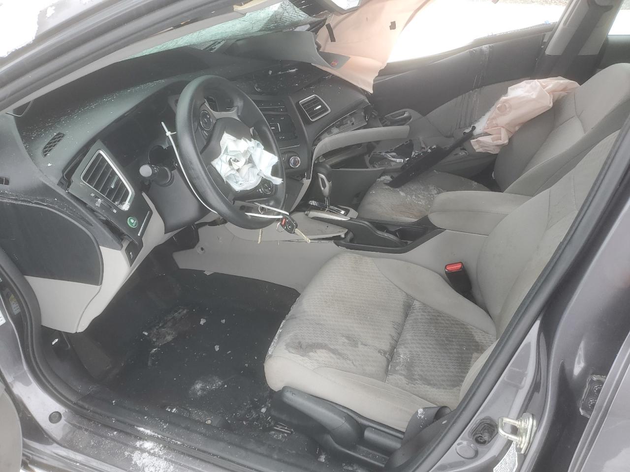 2015 Honda Civic VIN 19XFB2F55FE283482 Copart auction photo, all over damage thumbnail 7