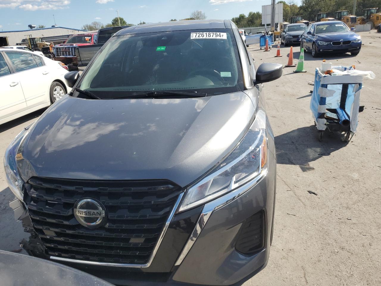 2021 Nissan Kicks VIN 3N1CP5BV2ML512837 Copart auction photo, front end damage thumbnail 5