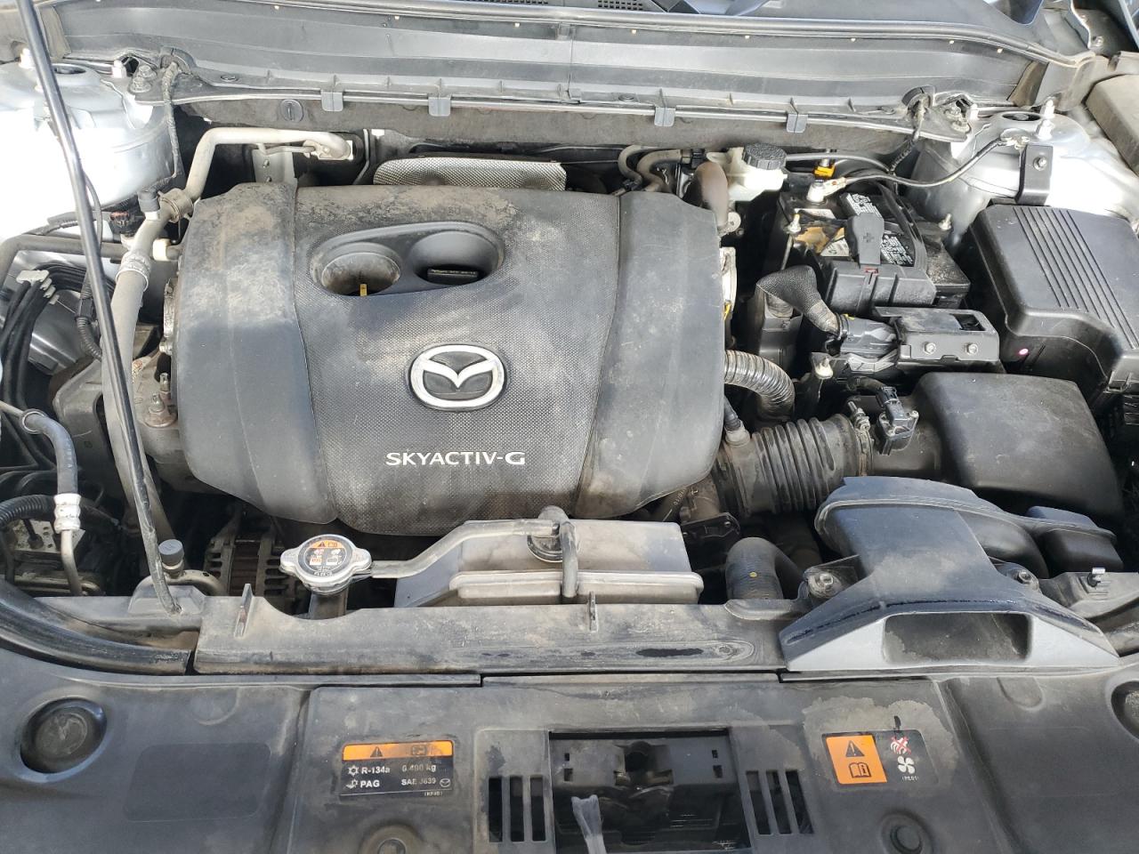 2021 Mazda CX-5 VIN JM3KFBCM8M0360762 Copart auction photo, side / front end damage thumbnail 12