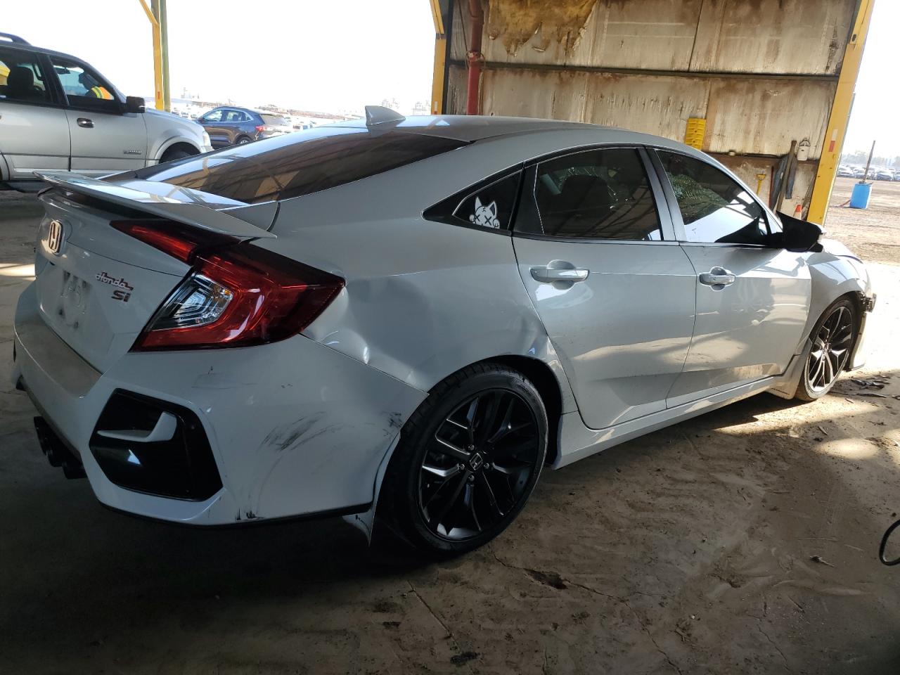 2020 Honda Civic VIN 2HGFC1E52LH709414 Copart auction photo, all over / undercarriage damage thumbnail 3