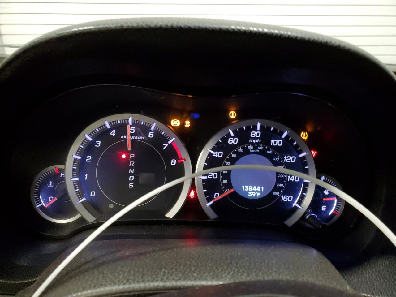 2012 Acura TSX VIN JH4CW2H5XCC003447 Copart auction photo, front end damage thumbnail 9