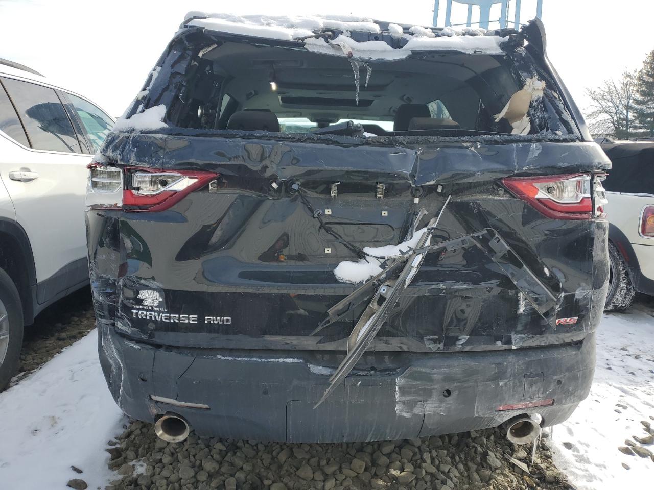 2021 Chevrolet Traverse VIN 1GNEVJKW9MJ148847 Copart auction photo, all over damage thumbnail 6