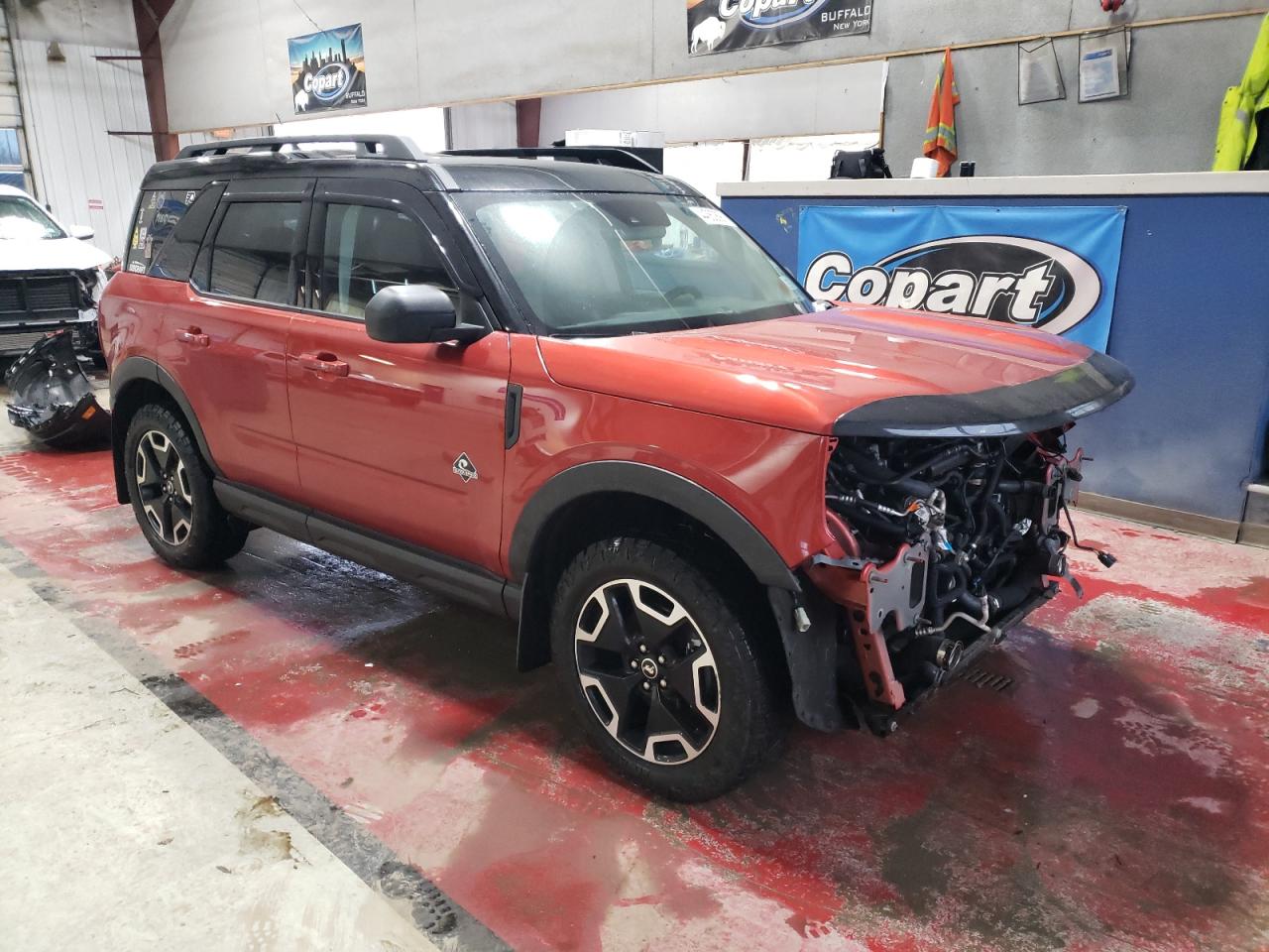 2022 Ford Bronco VIN 3FMCR9C62NRD71882 Copart auction photo, front end damage thumbnail 4