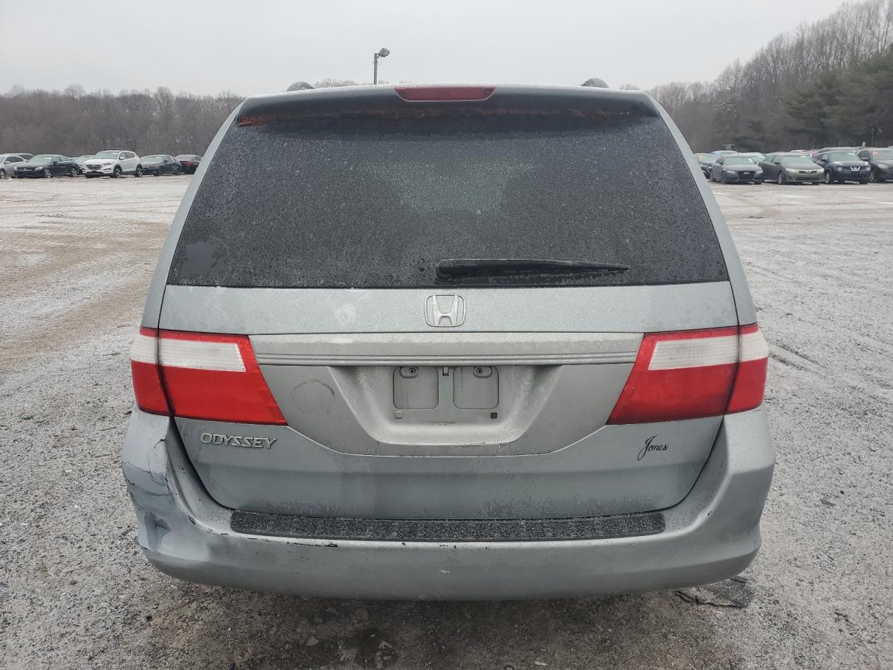 2006 Honda Odyssey VIN 5FNRL38496B089424 Copart auction photo, side / mechanical damage thumbnail 6