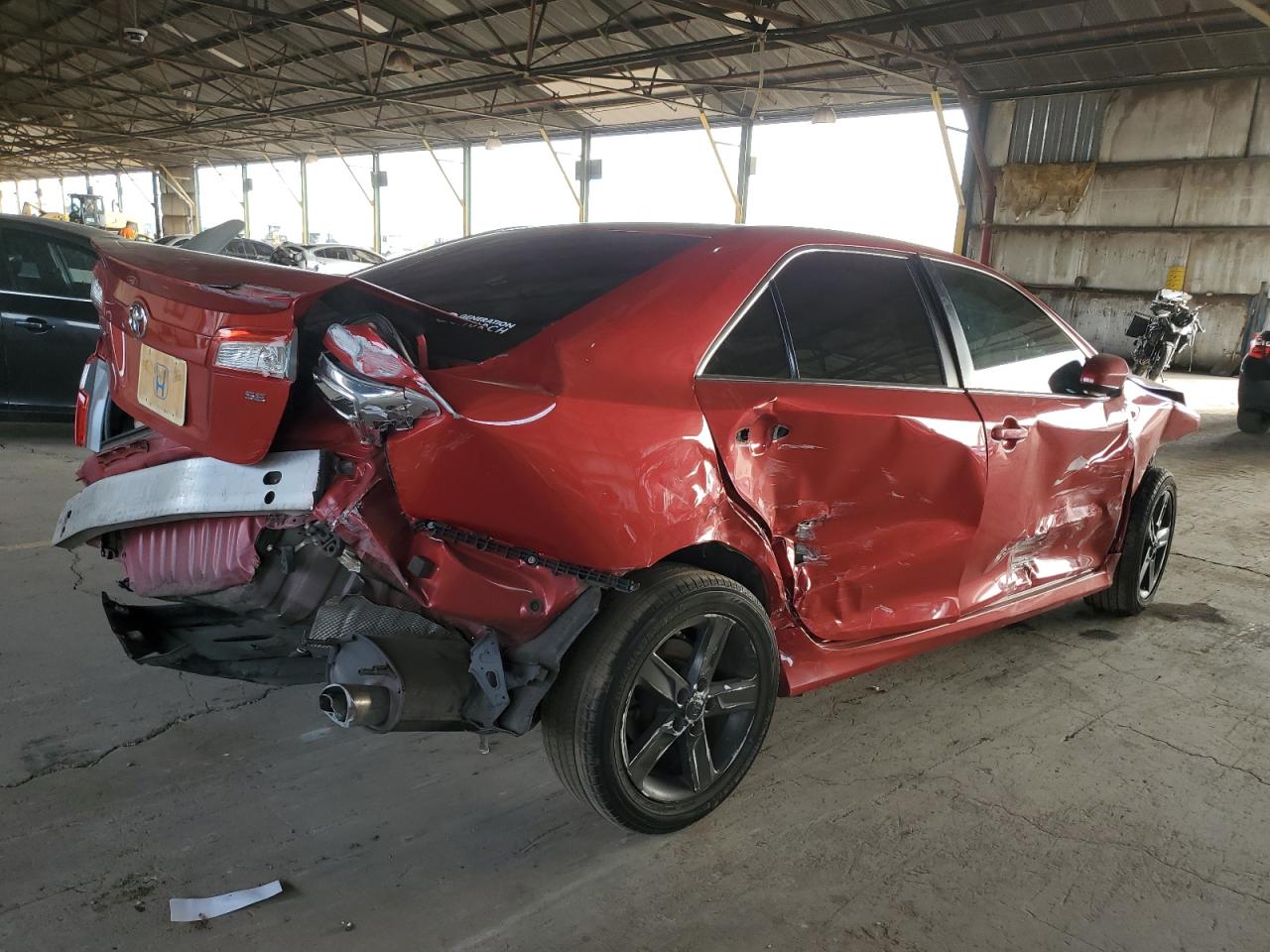2013 Toyota Camry VIN 4T1BF1FK0DU668591 Copart auction photo, all over damage thumbnail 3