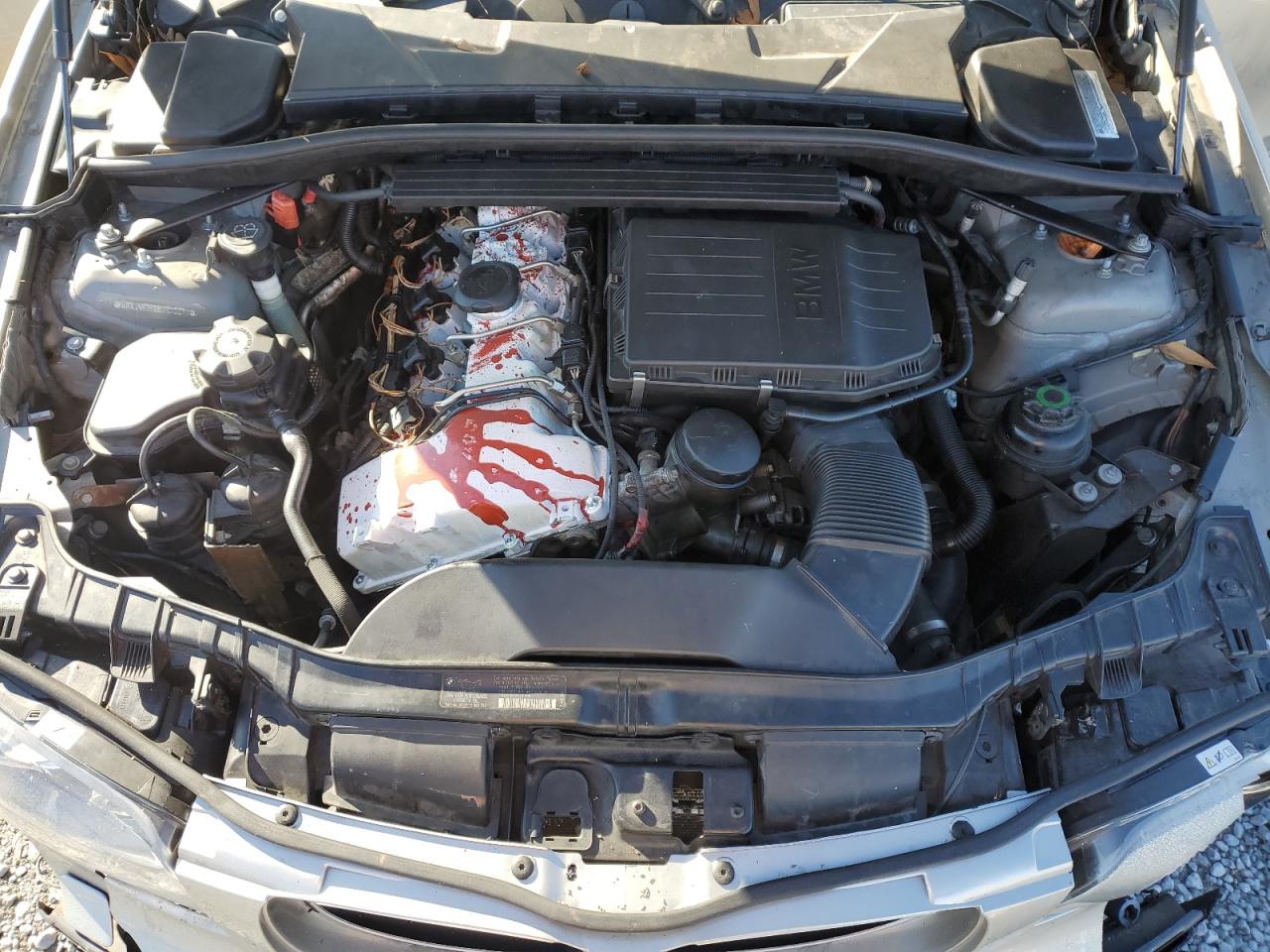 2008 BMW 1er VIN WBAUN93568VK40034 Copart auction photo, all over damage thumbnail 13