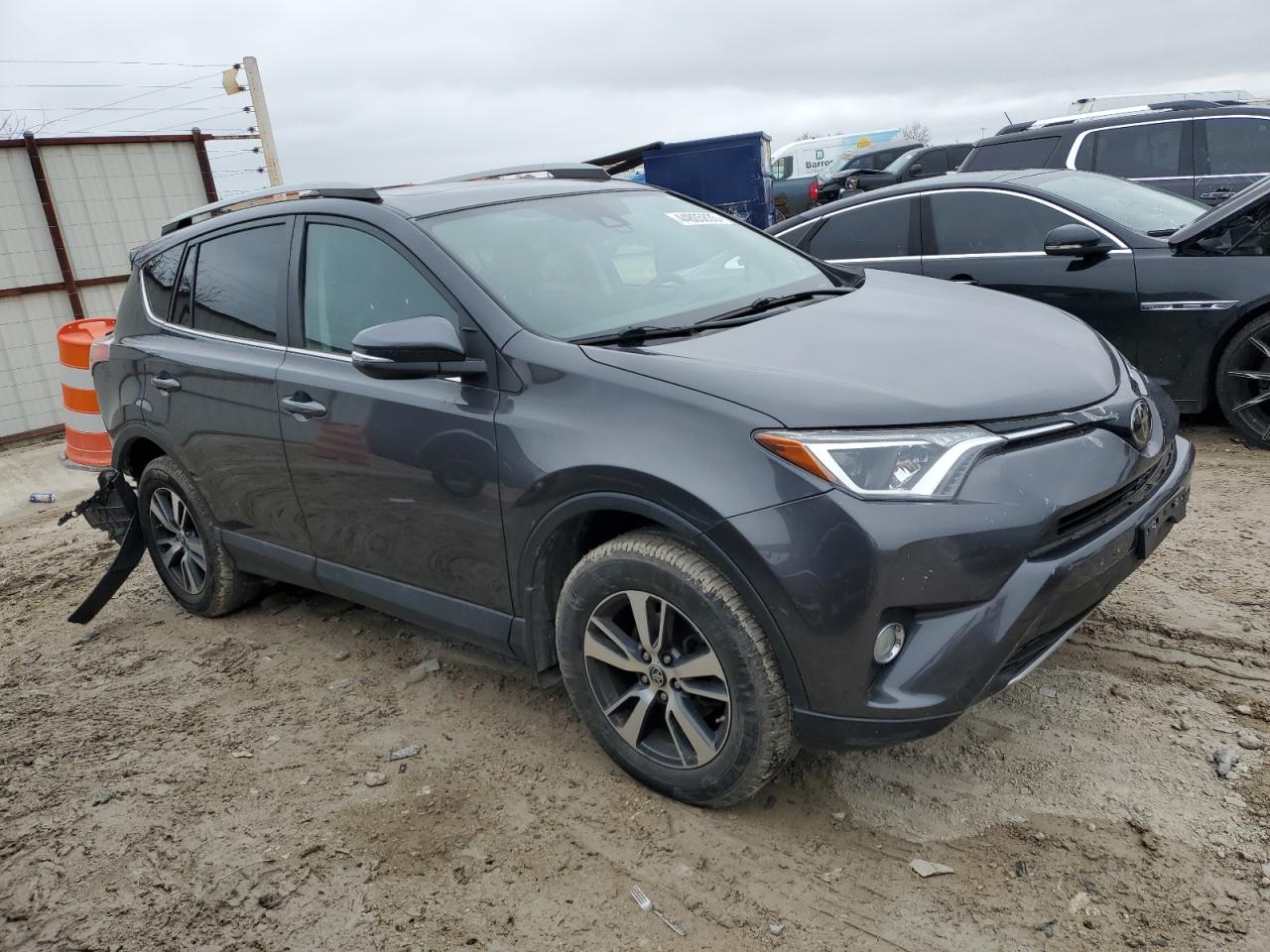 2018 Toyota RAV 4 VIN 2T3RFREV6JW851053 Copart auction photo, rear end damage thumbnail 4