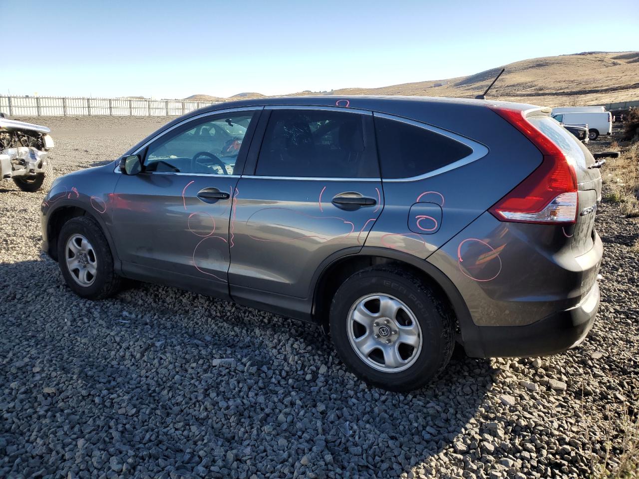 2014 Honda CR-V VIN 3CZRM3H39EG713343 Copart auction photo, all over damage thumbnail 2