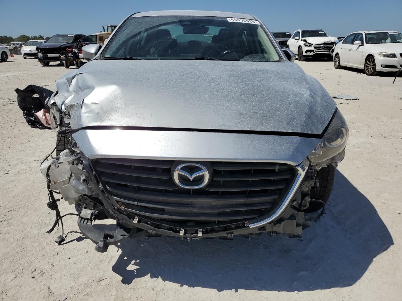 2018 Mazda 3 VIN 3MZBN1V30JM217918 Copart auction photo, front end / minor dent/scratches damage thumbnail 5