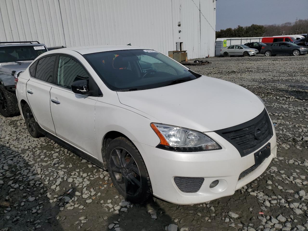 2013 Nissan Sentra VIN 3N1AB7AP6DL620981 Copart auction photo, rear end damage thumbnail 4