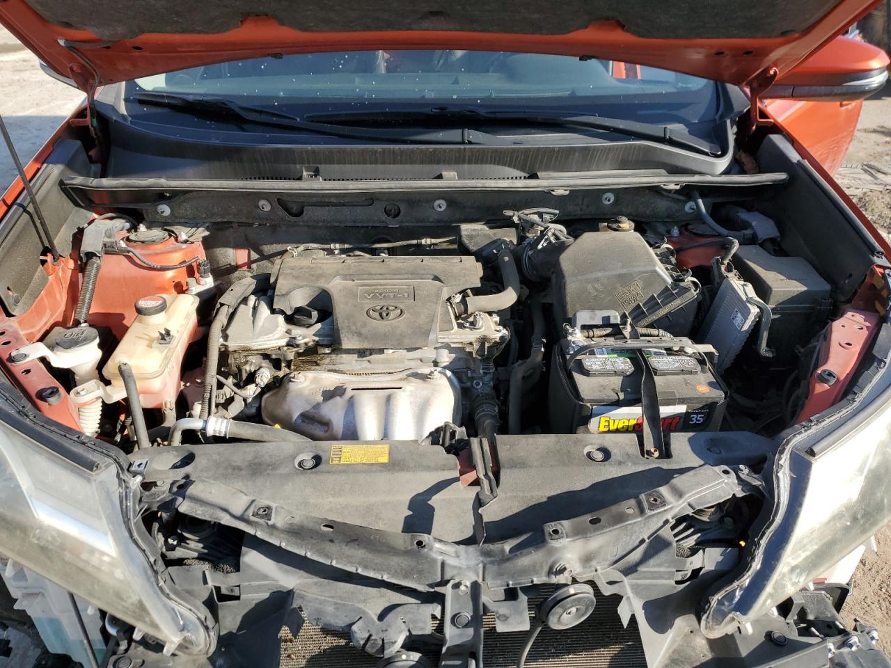 2015 Toyota RAV 4 VIN JTMRFREV5FD122899 Copart auction photo, front end / rear end damage thumbnail 12