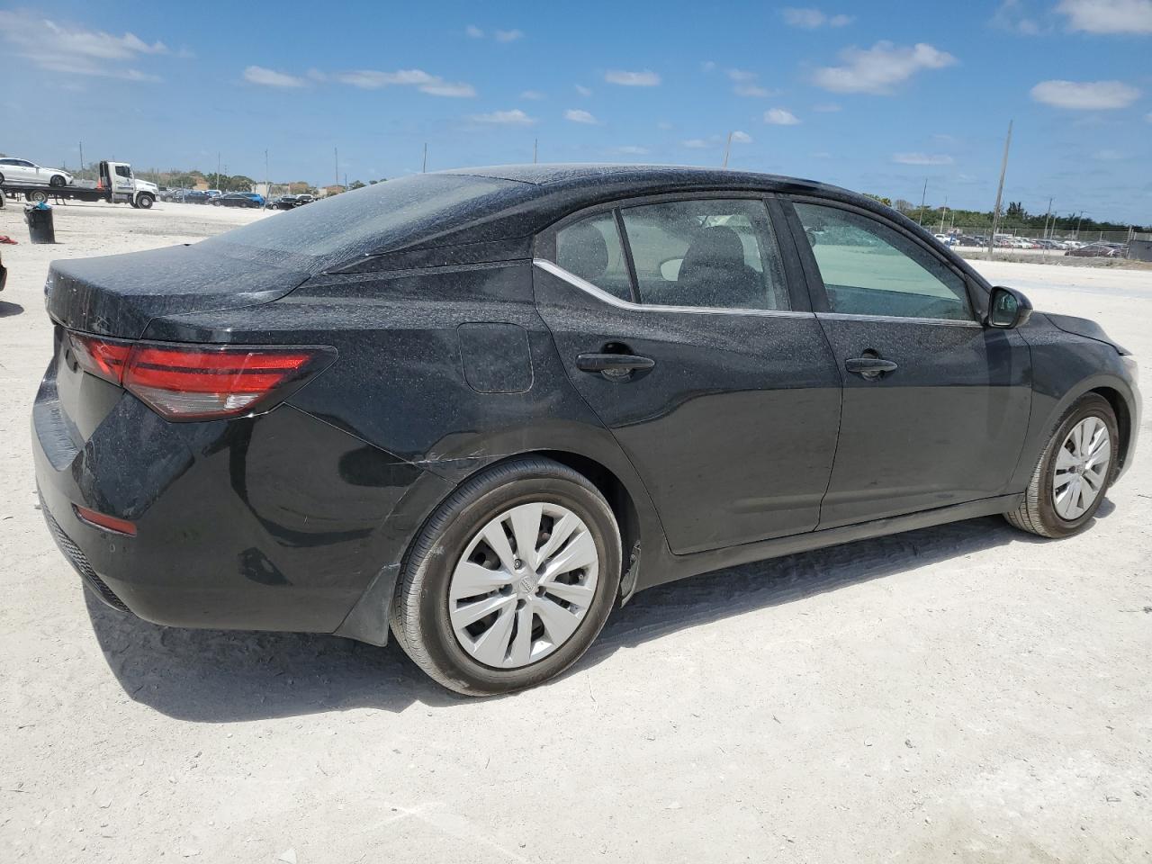 2020 Nissan Sentra VIN 3N1AB8BV3LY215696 Copart auction photo, side / minor dent/scratches damage thumbnail 3