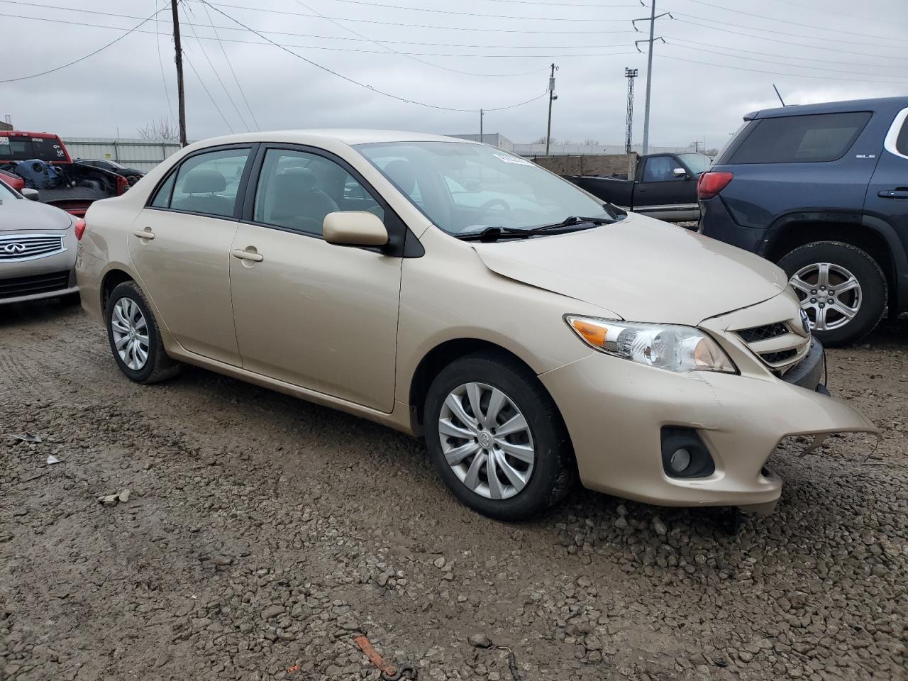 2012 Toyota Corolla VIN 5YFBU4EE4CP022232 Copart auction photo, front end damage thumbnail 4