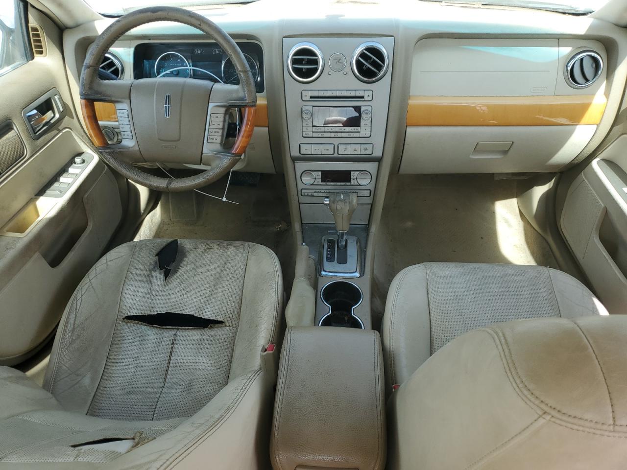 2008 Lincoln MKZ VIN 3LNHM26T18R657398 Copart auction photo, side / front end damage thumbnail 8