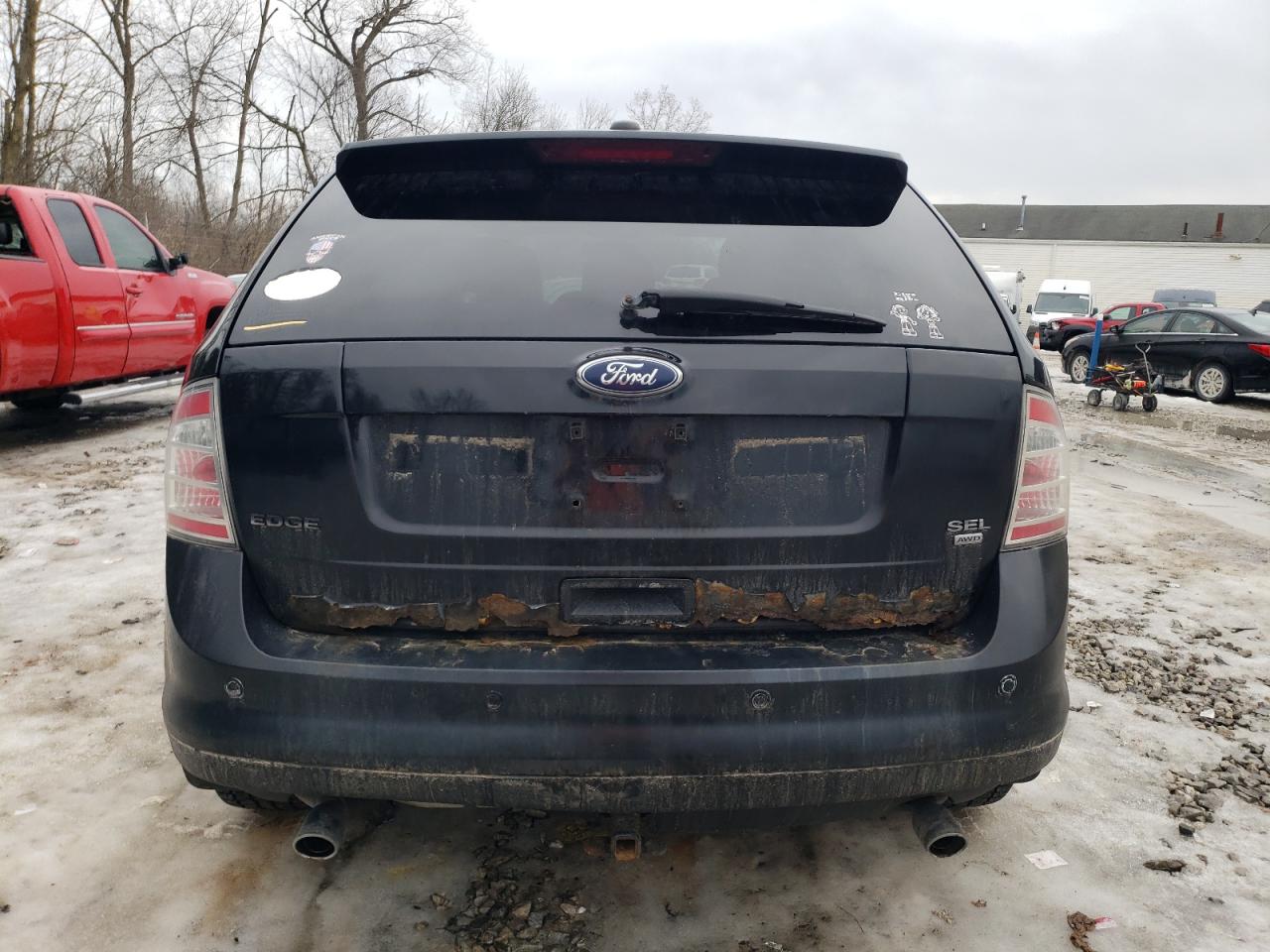 2009 Ford Edge VIN 2FMDK48CX9BA47240 Copart auction photo, side damage thumbnail 6