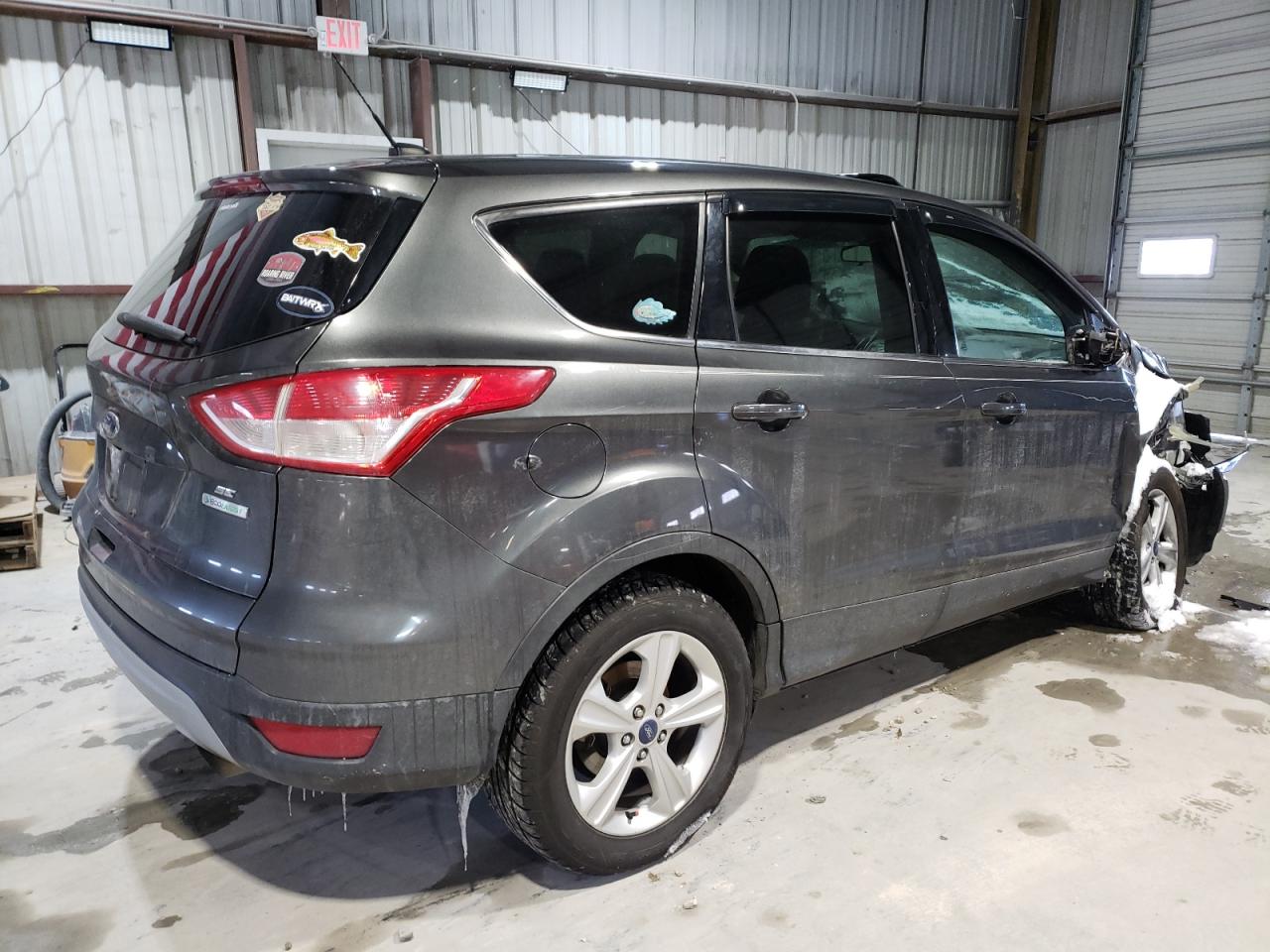 2015 Ford Escape VIN 1FMCU0G96FUC44254 Copart auction photo, front end / side damage thumbnail 3