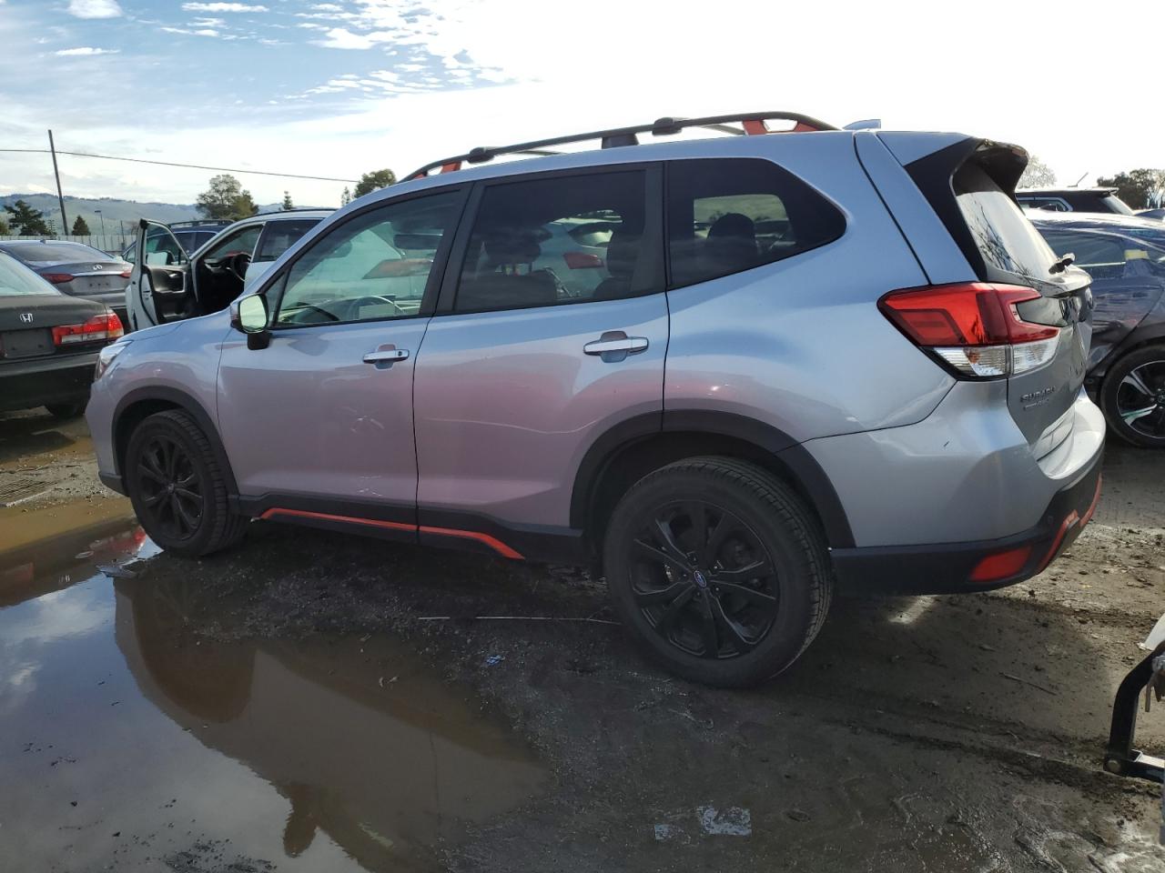 2019 Subaru Forester VIN JF2SKAPC9KH521555 Copart auction photo, front end / rear end damage thumbnail 2