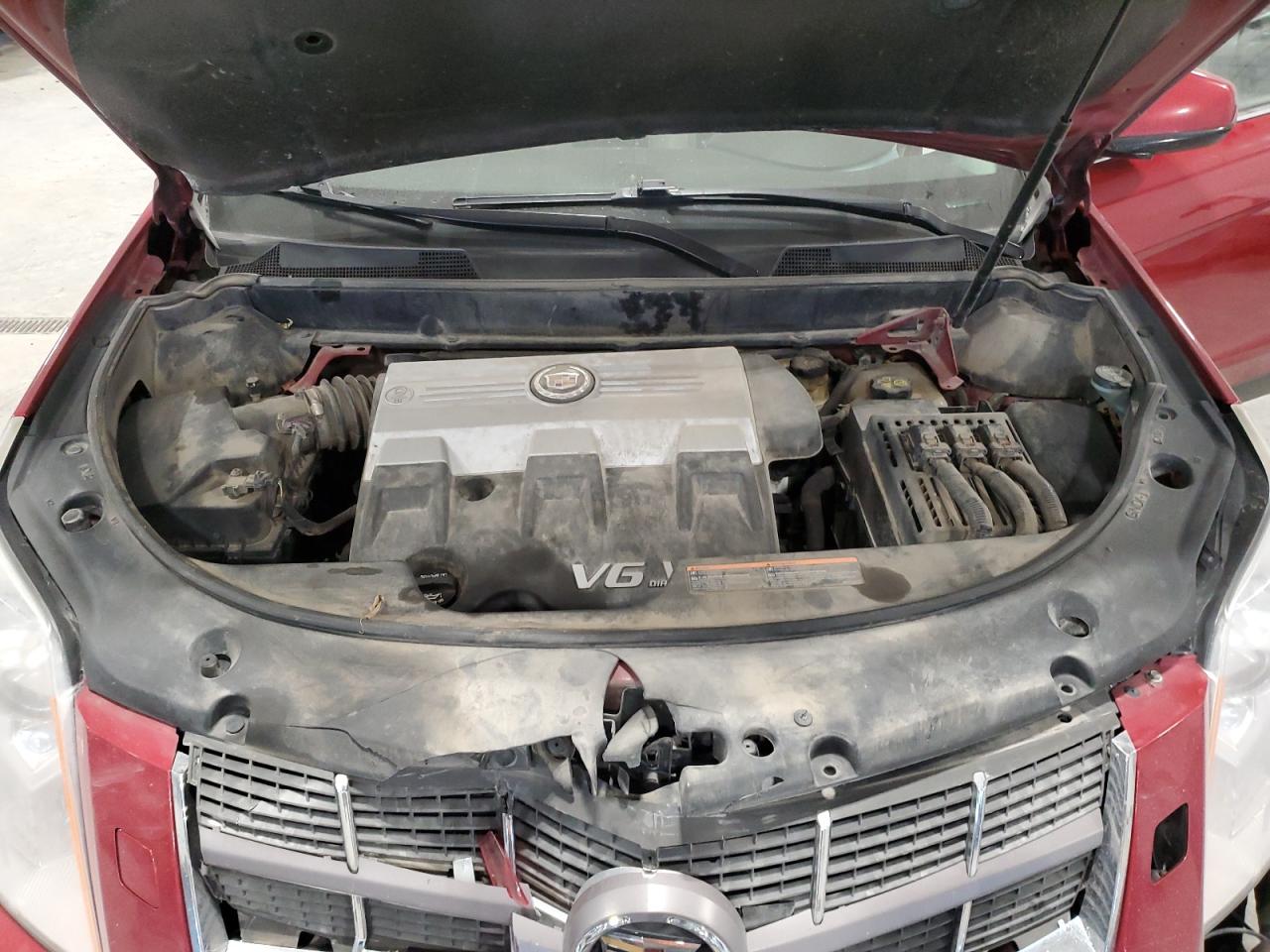 2010 Cadillac SRX VIN 3GYFNFEY1AS647556 Copart auction photo, front end / hail damage thumbnail 13