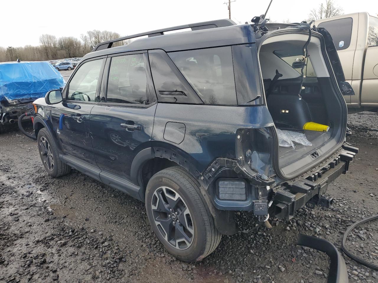 2021 Ford Bronco VIN 3FMCR9C6XMRB01071 Copart auction photo, rear end damage thumbnail 2