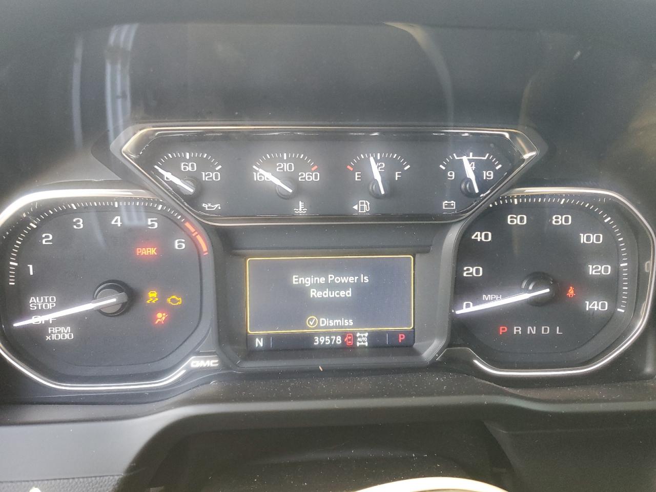 2021 GMC Sierra VIN 1GTR9CEK1MZ183273 Copart auction photo, front end damage thumbnail 9
