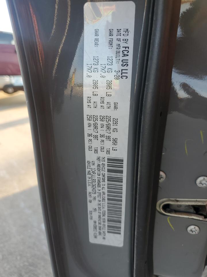 2020 Jeep Grand Cherokee VIN 1C4PJLLB3LD624379 Copart auction photo, front end / minor dent/scratches damage thumbnail 13