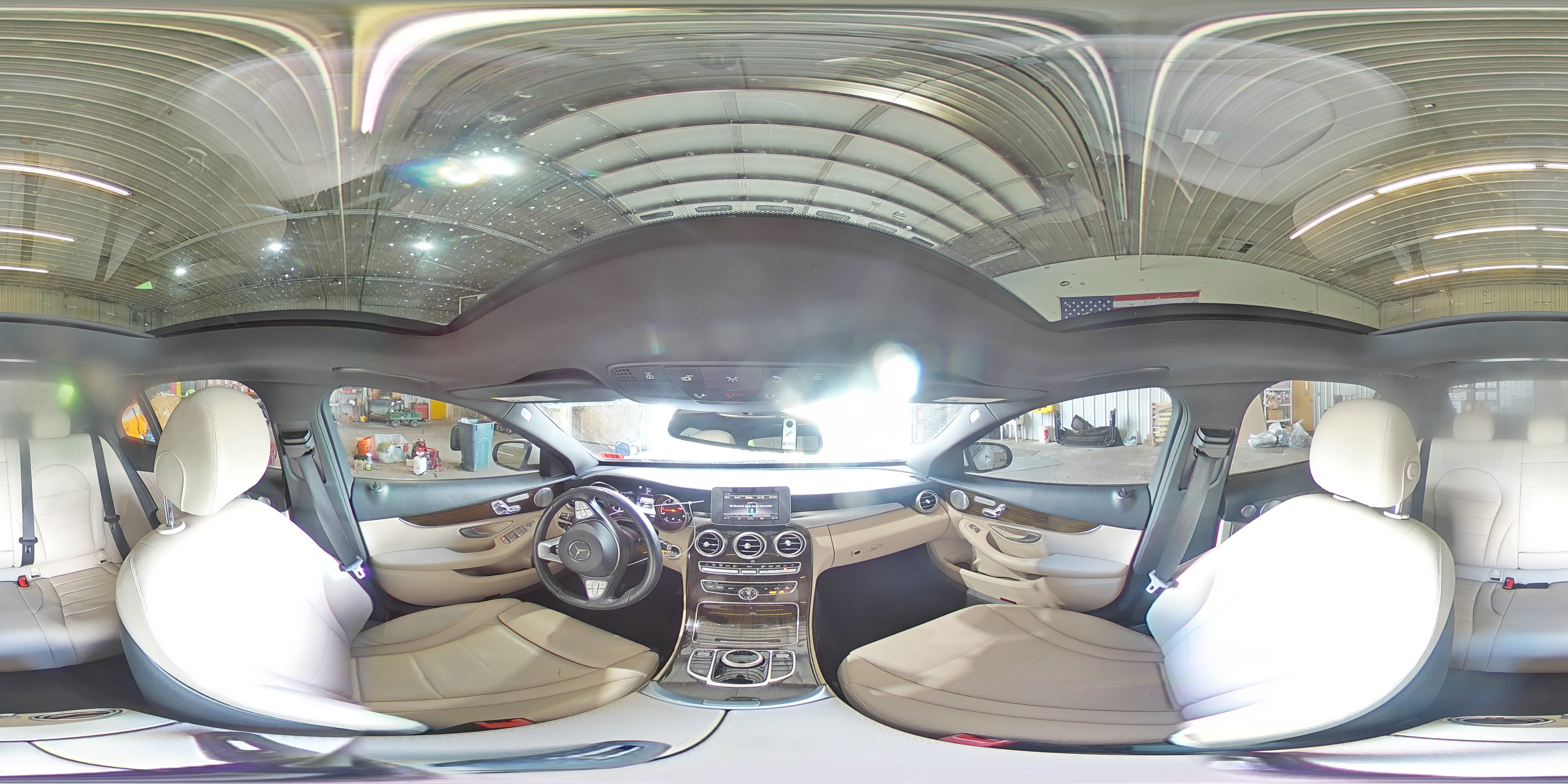 2018 Mercedes-Benz C-klasse VIN 55SWF4KB2JU280486 Copart auction photo, rear end / front end damage thumbnail 14