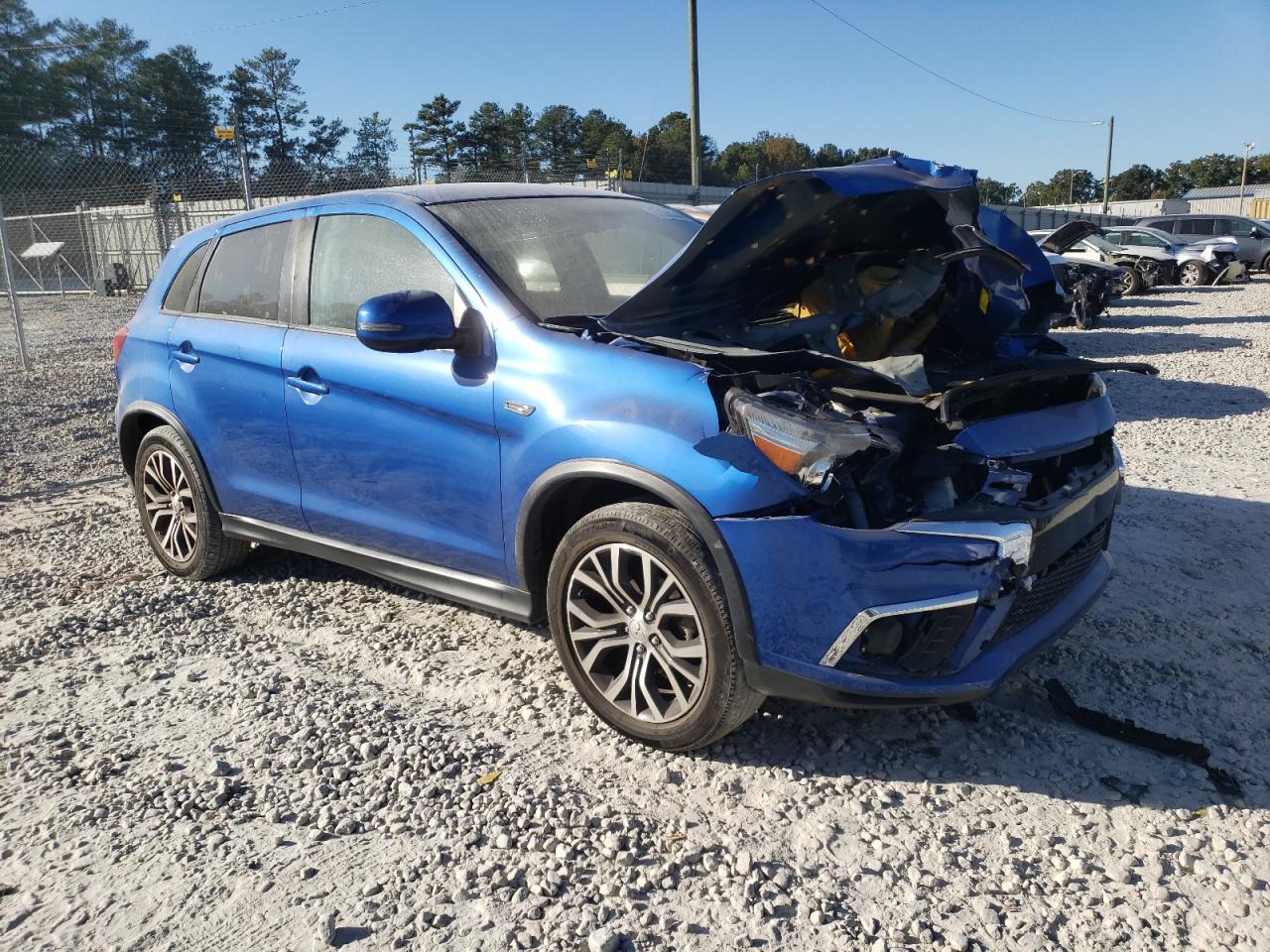 2019 Mitsubishi Outlander VIN JA4AP3AU2KU001773 Copart auction photo, front end damage thumbnail 4