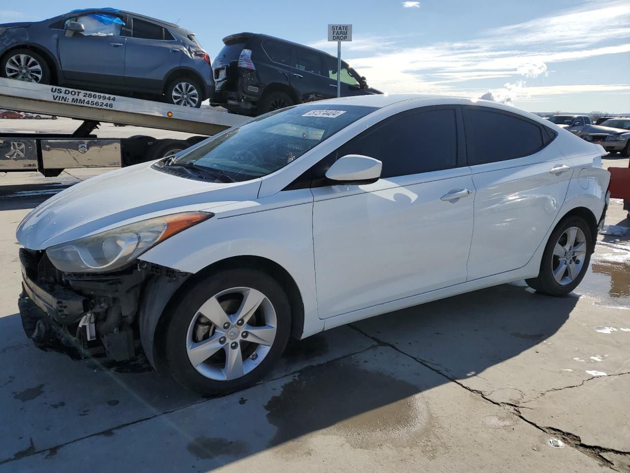 2013 Hyundai Elantra VIN 5NPDH4AE2DH312437