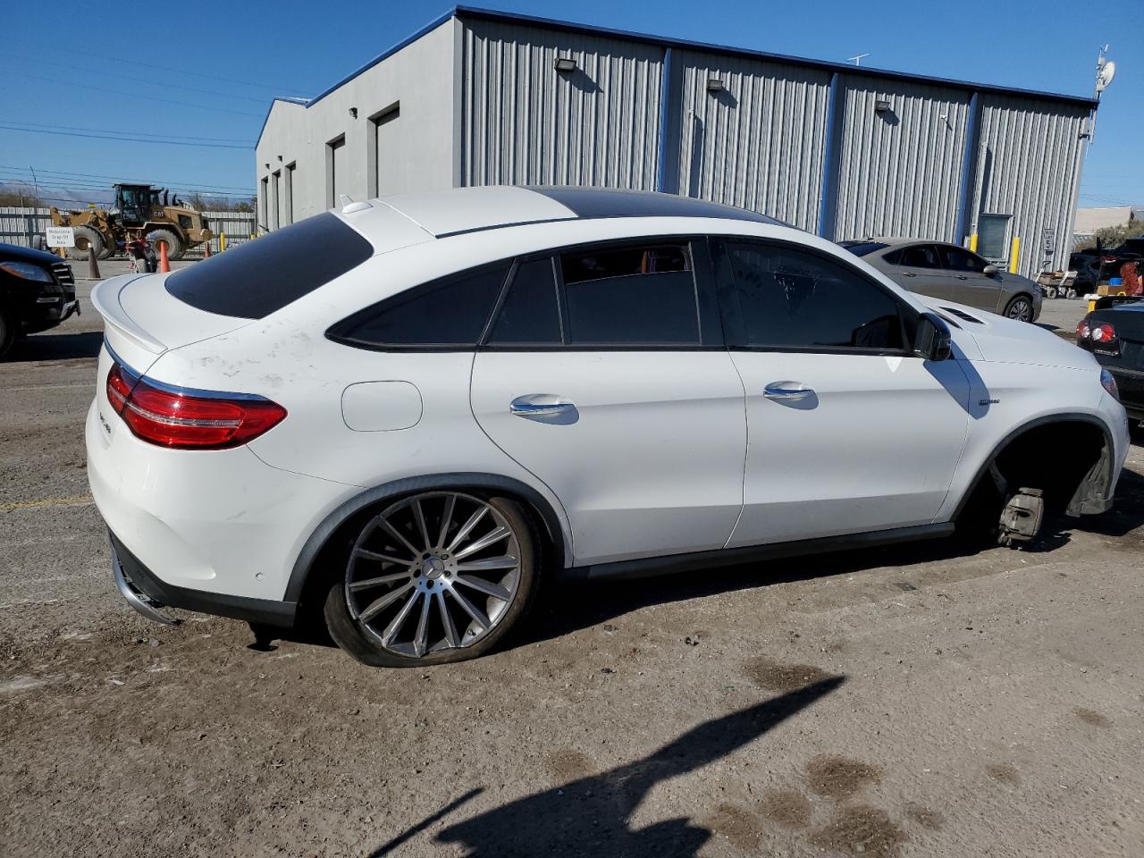 2018 Mercedes-Benz GLE VIN 4JGED6EBXJA095651 Copart auction photo, front end damage thumbnail 3