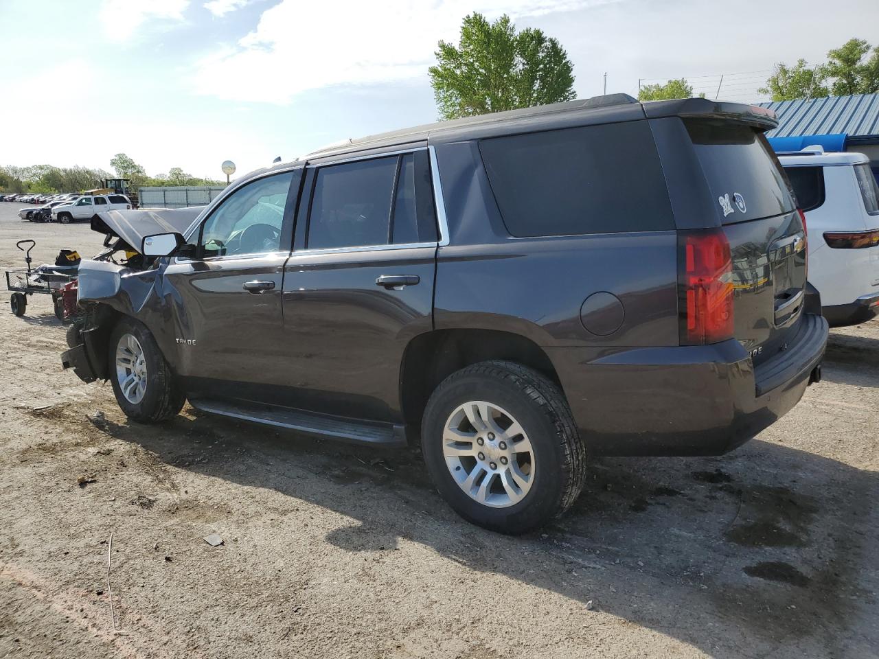 2018 Chevrolet Tahoe VIN 1GNSKAKC6JR358482 Copart auction photo, front end damage thumbnail 2