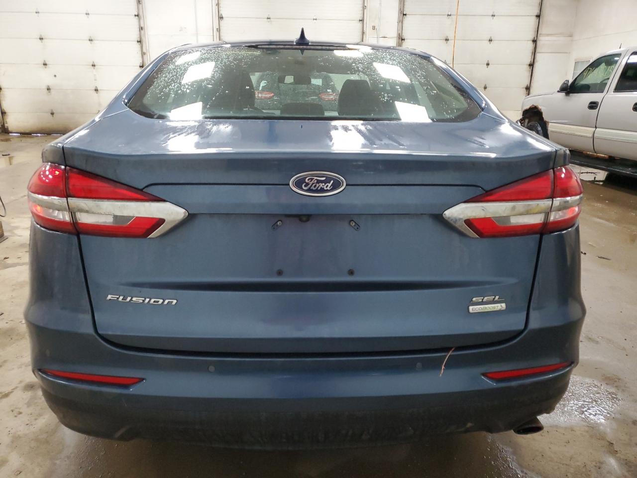 2019 Ford Fusion VIN 3FA6P0CDXKR215074 Copart auction photo, front end / side damage thumbnail 6