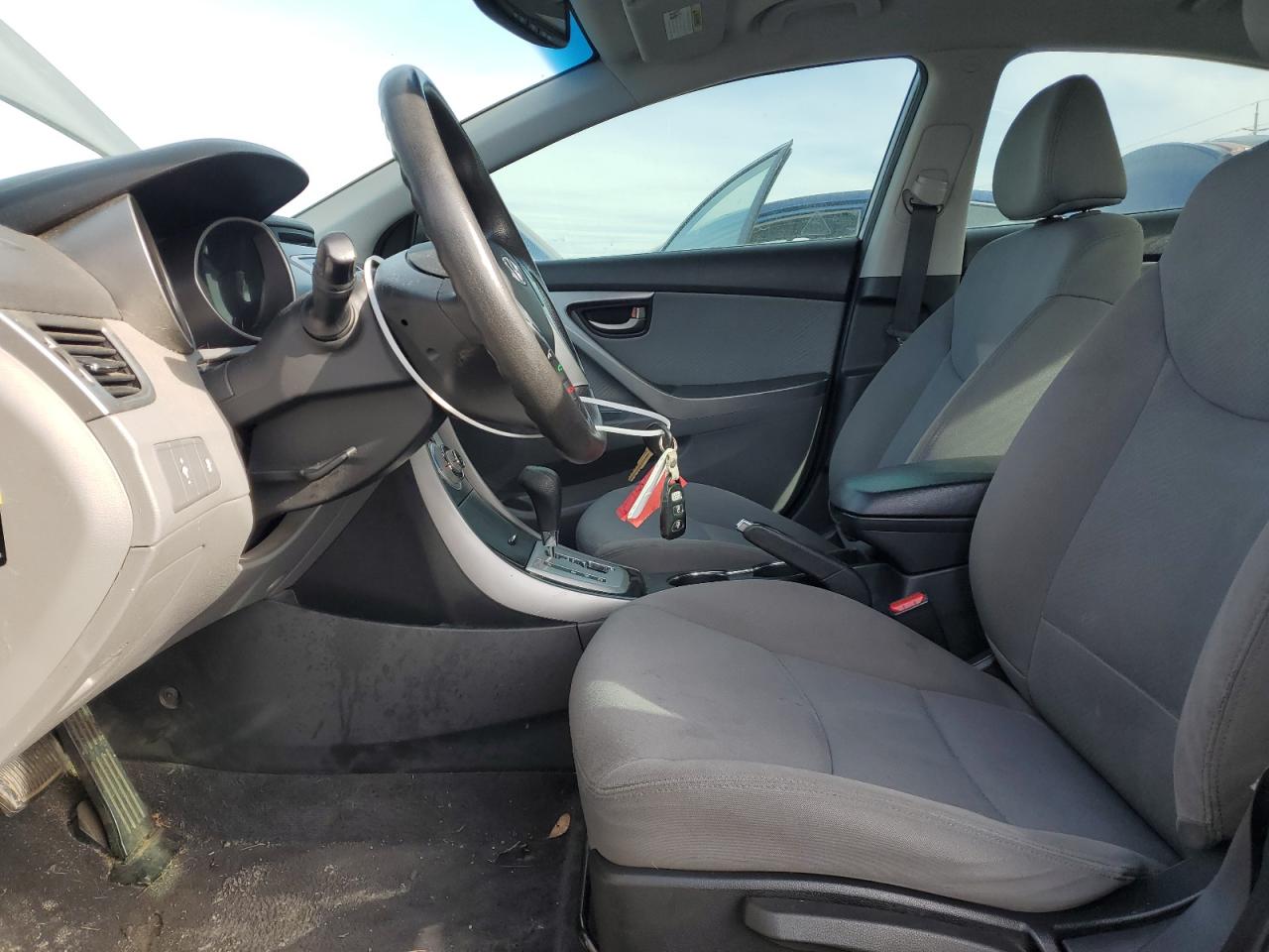 2011 Hyundai Elantra VIN KMHDH4AE9BU153298 Copart auction photo, front end damage thumbnail 7