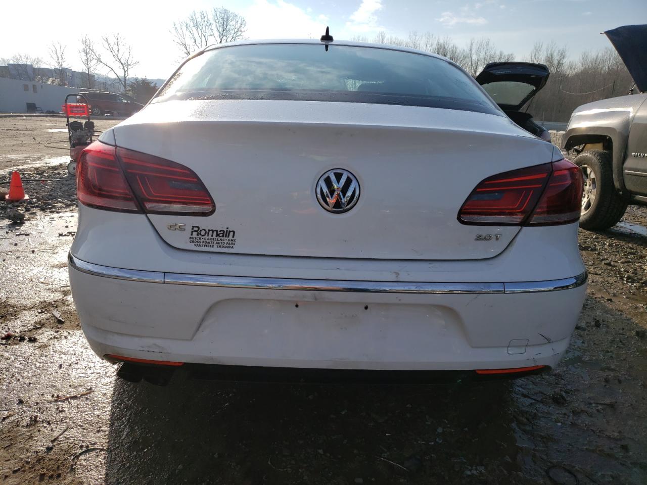2013 Volkswagen Passat CC VIN WVWRP7AN3DE548931 Copart auction photo, front end damage thumbnail 6