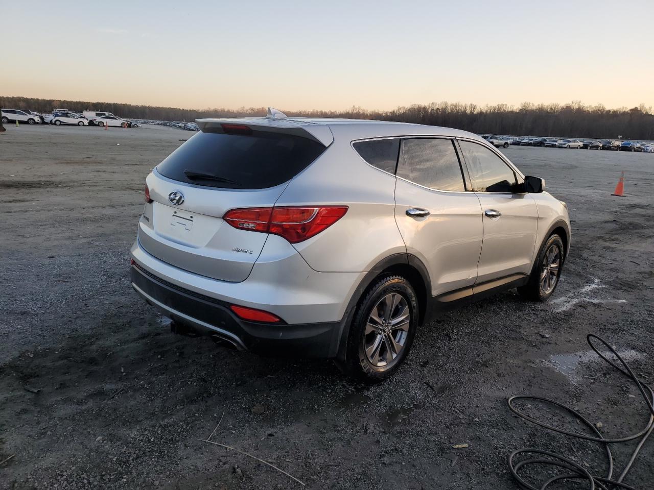 2013 Hyundai Santa Fe VIN 5XYZT3LB9DG062090 Copart auction photo, side damage thumbnail 3