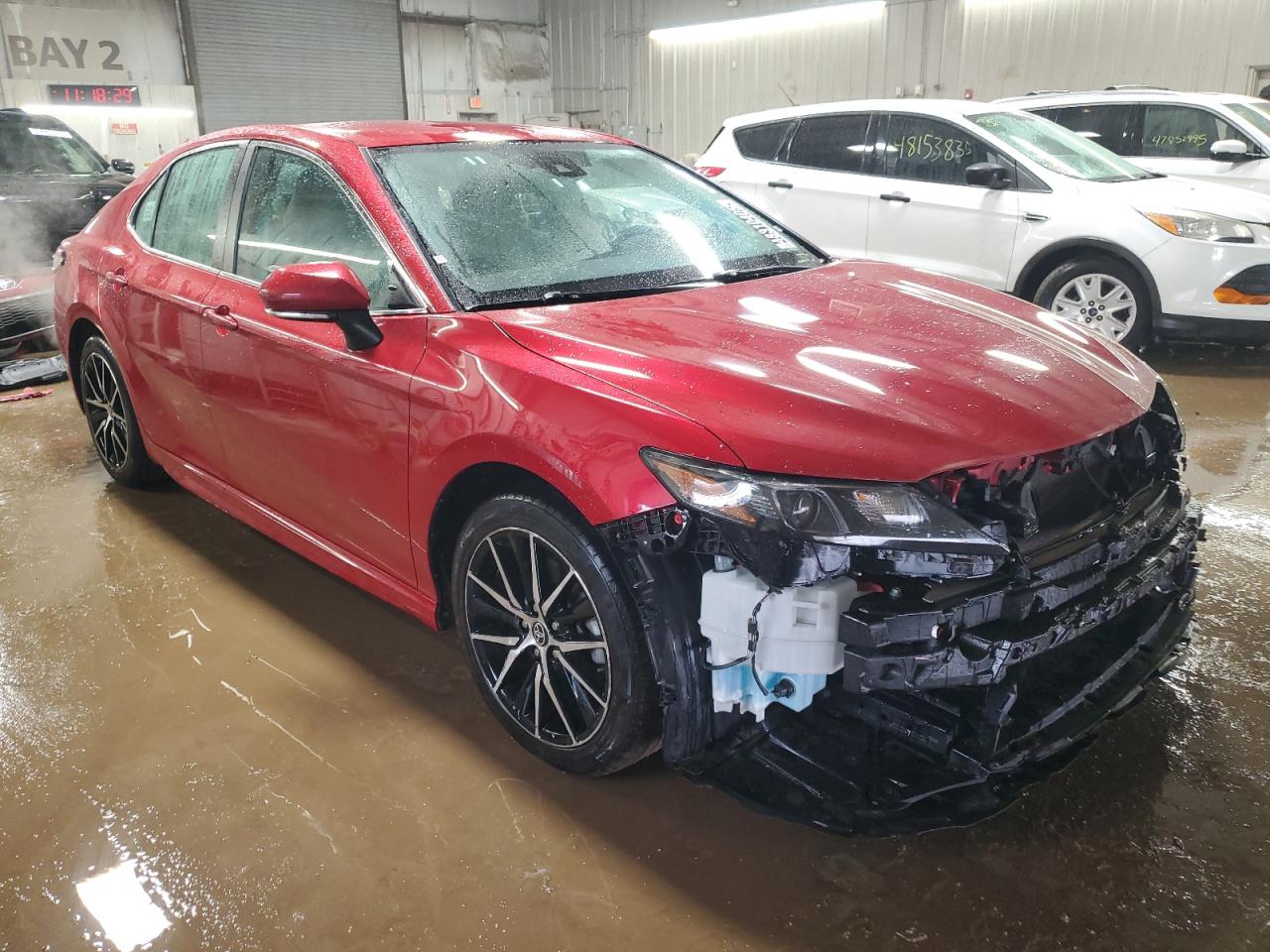 2022 Toyota Camry VIN 4T1G11AK1NU034722 Copart auction photo, front end damage thumbnail 4