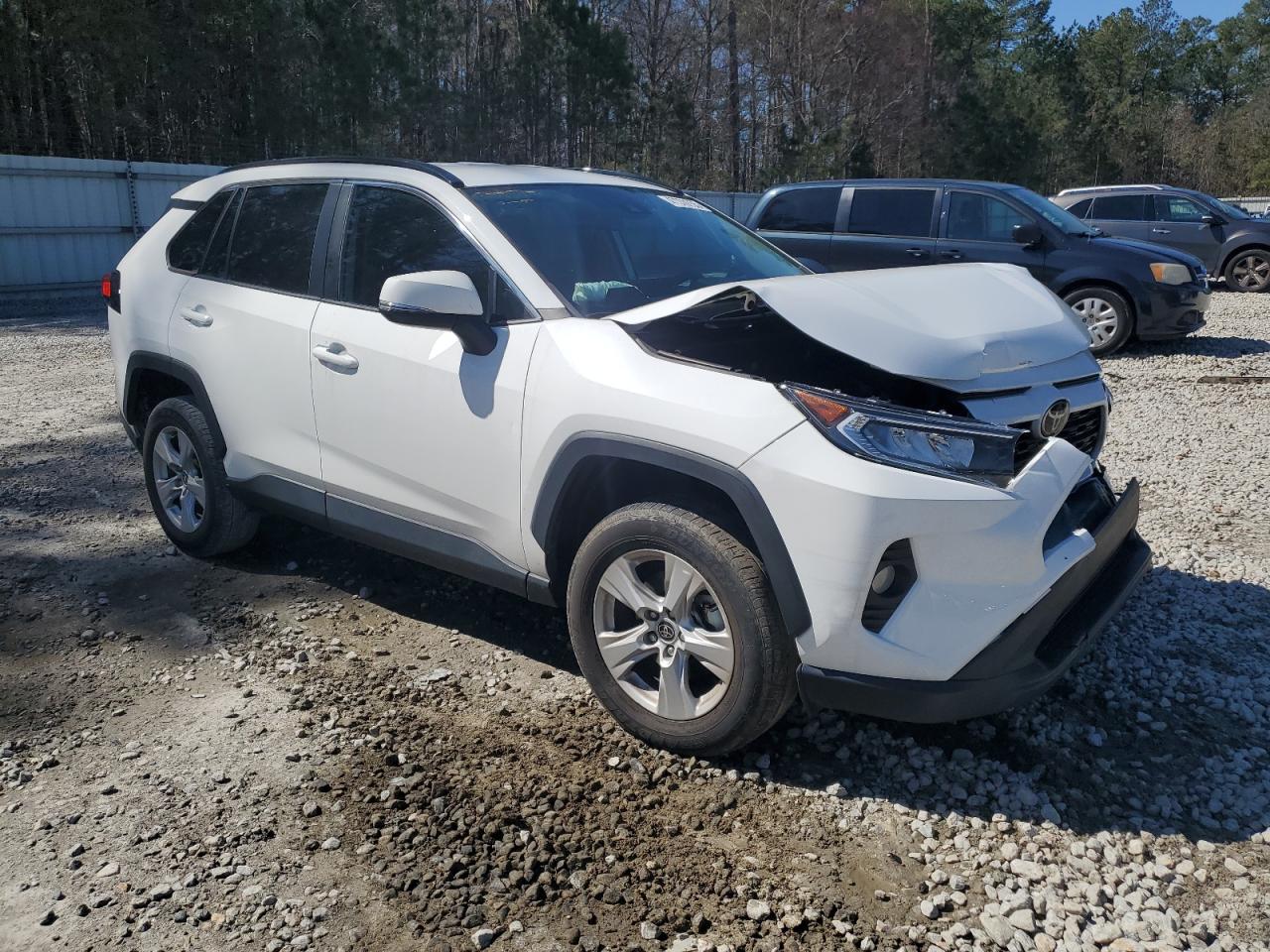2021 Toyota RAV 4 VIN 2T3W1RFVXMC139912 Copart auction photo, front end damage thumbnail 4
