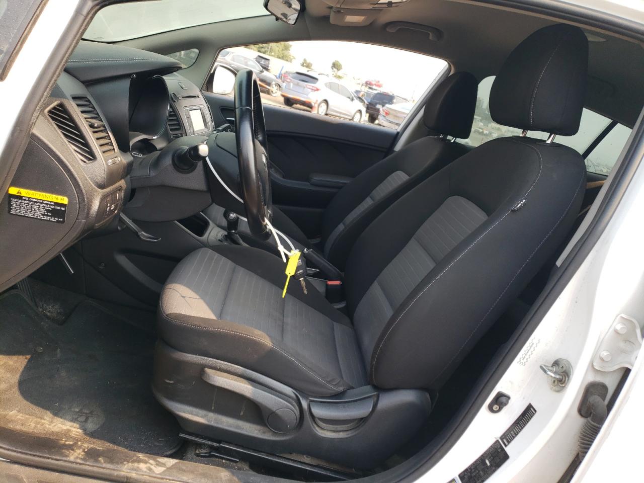 2014 KIA Forte VIN KNAFX5A82E5165286 Copart auction photo, burn damage thumbnail 7