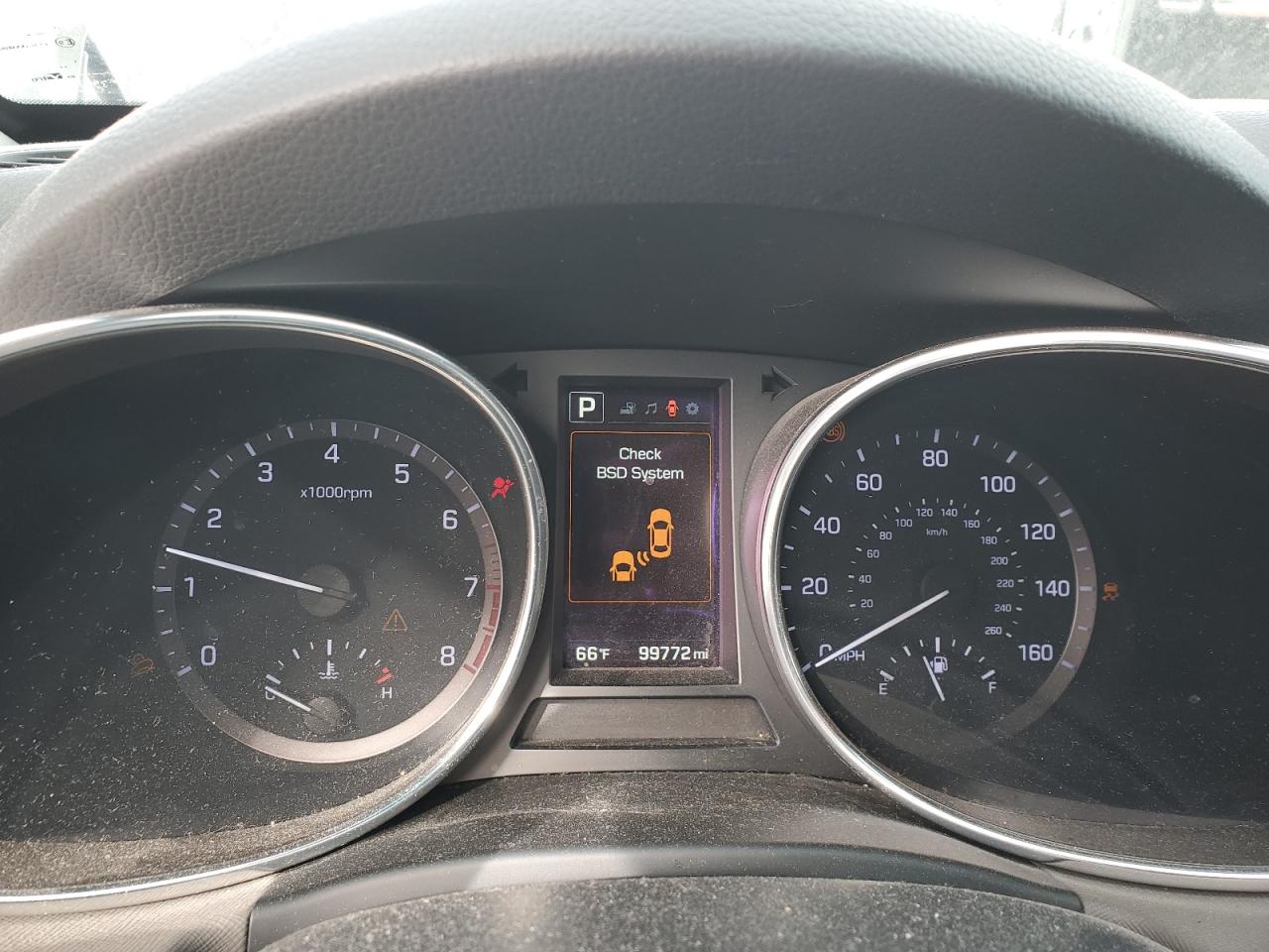 2017 Hyundai Santa Fe VIN 5NMZU3LBXHH013957 Copart auction photo, side / rear end damage thumbnail 9