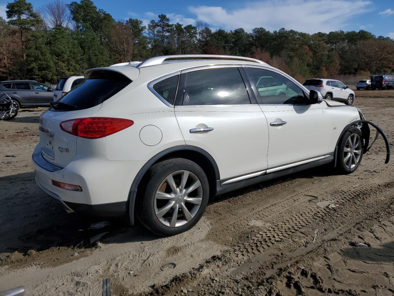 2016 Infiniti QX50 VIN JN1BJ0RR8GM265178 Copart auction photo, front end damage thumbnail 3